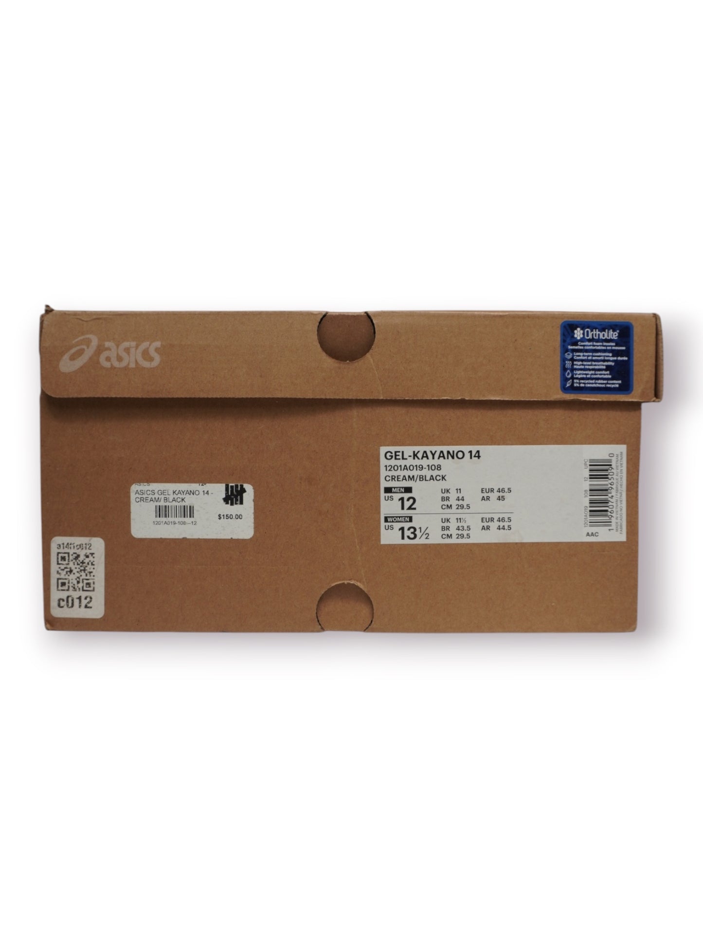 ASICS Gel-Kayano 14 'Cream/Black/Metallic Plum' (Pre-Owned)