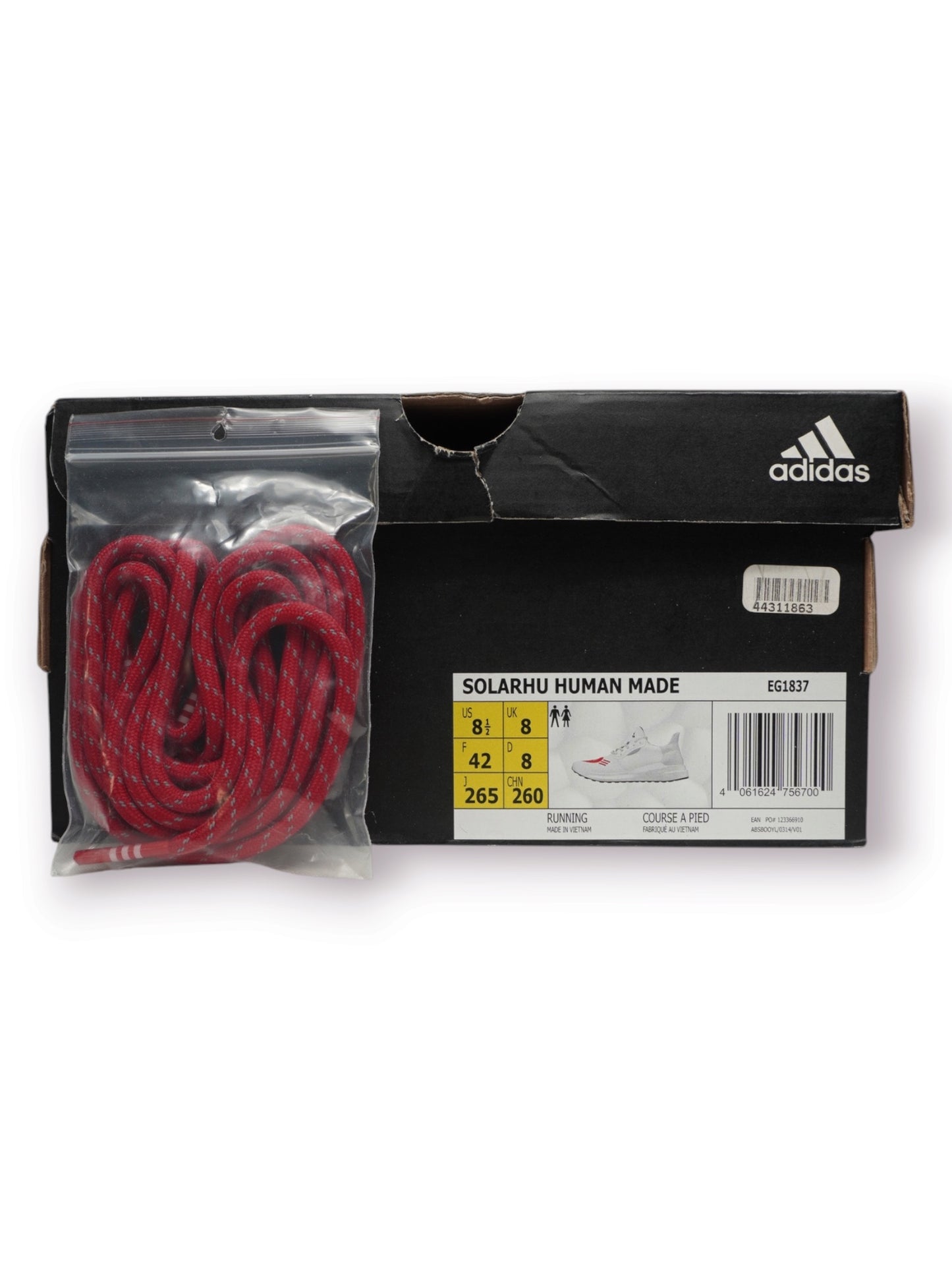 Human Made x adidas Solar Hu Glide 'White/Red' (Pre-Owned)