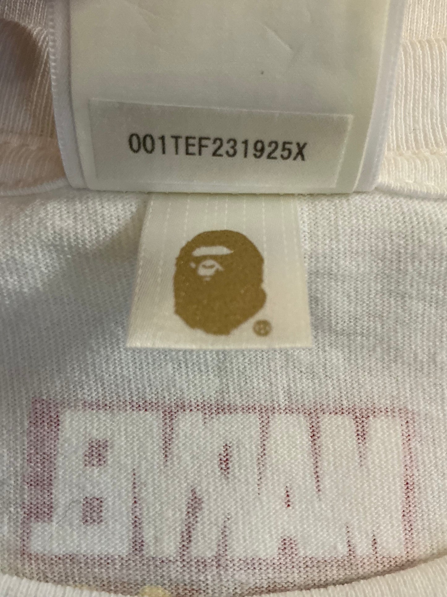 Marvel x BAPE Camo Black Widow Tee 'White'