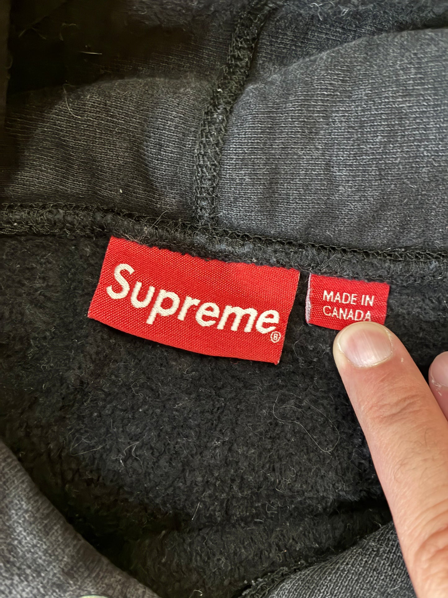 Supreme Water Arc Hooded Sweatshirt ‘Black’ (Pre-Owned)