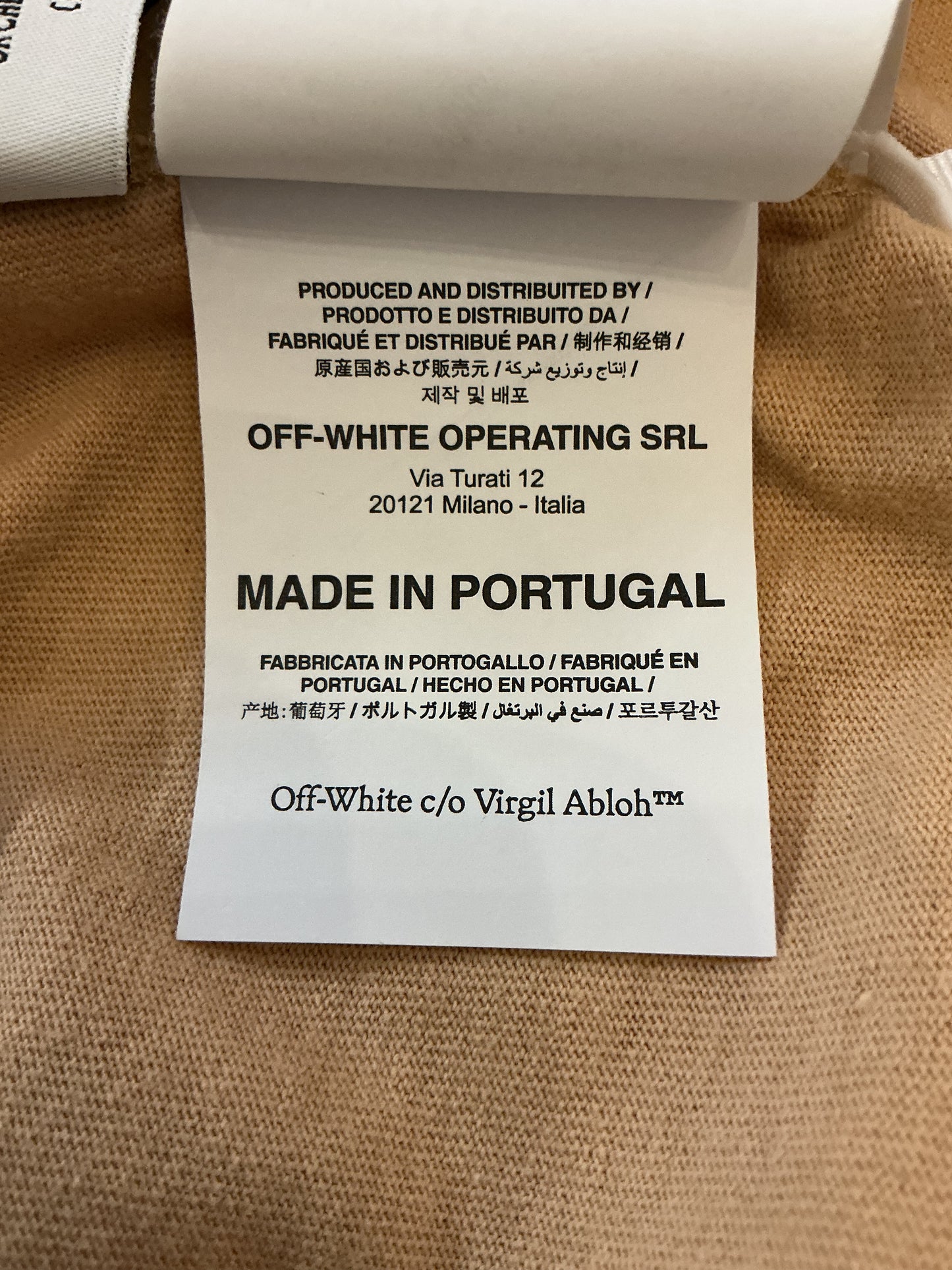 OFF-WHITE C/O Project Maybach Tee ‘Beige’