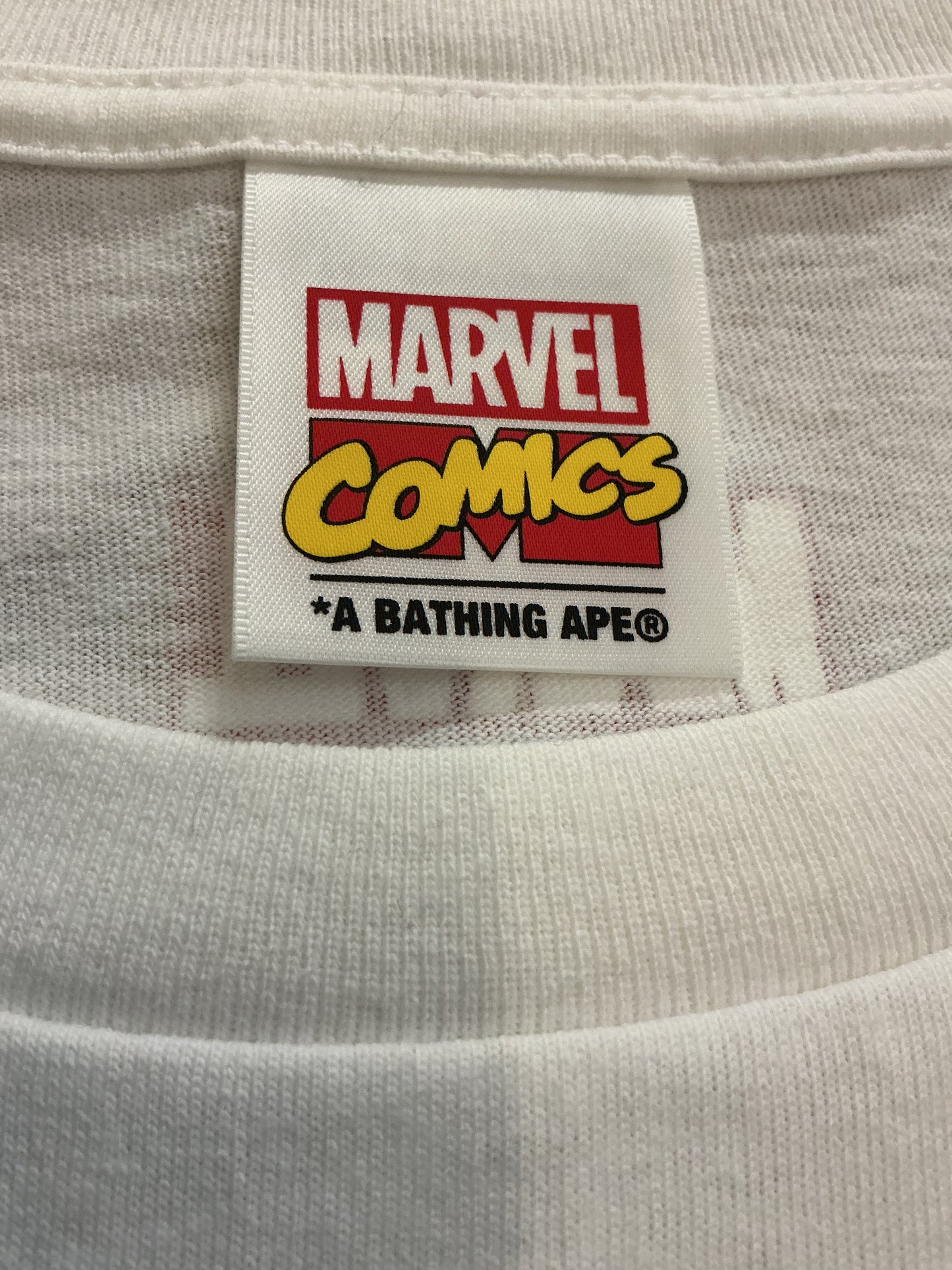 Marvel x BAPE Camo Black Widow Tee 'White'