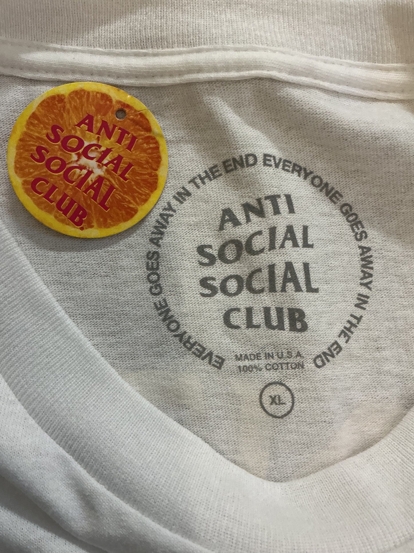 Anti Social Social Club Every Monday Morning Every Time Tee 'White'