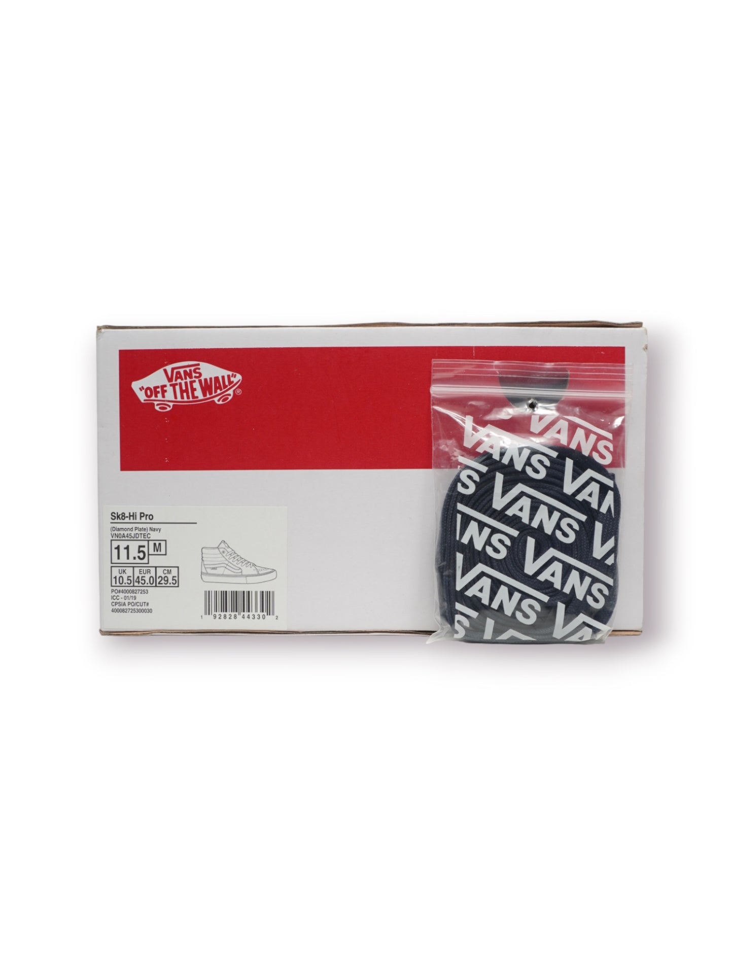 Supreme x Vans Sk8-Hi ‘Diamond Plate/Navy’ (Pre-Owned)