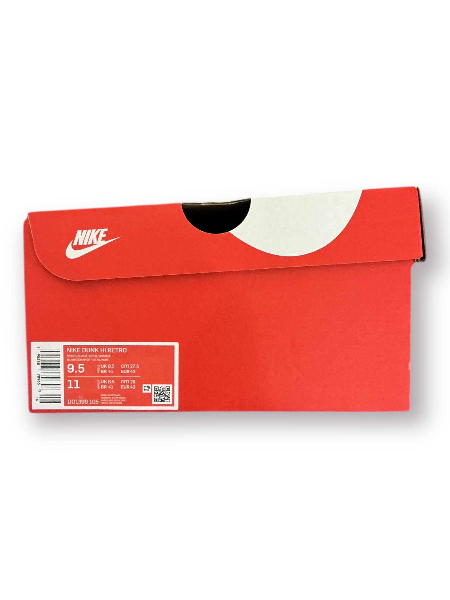 Nike Dunk High 'Black/White'