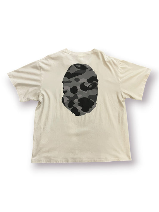 BAPE Grey Camo Head Tee ‘White’ (Pre-Owned)