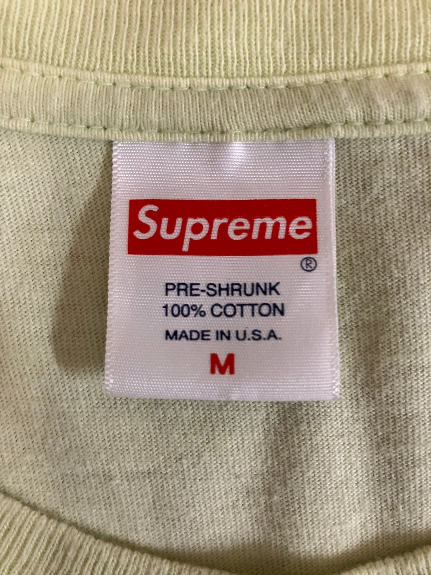 Supreme Paint Logo Tee ‘Pale Mint’ (Pre-Owned)