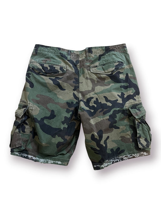 Burning Bush Star Denim Camo Shorts (Pre-Owned)