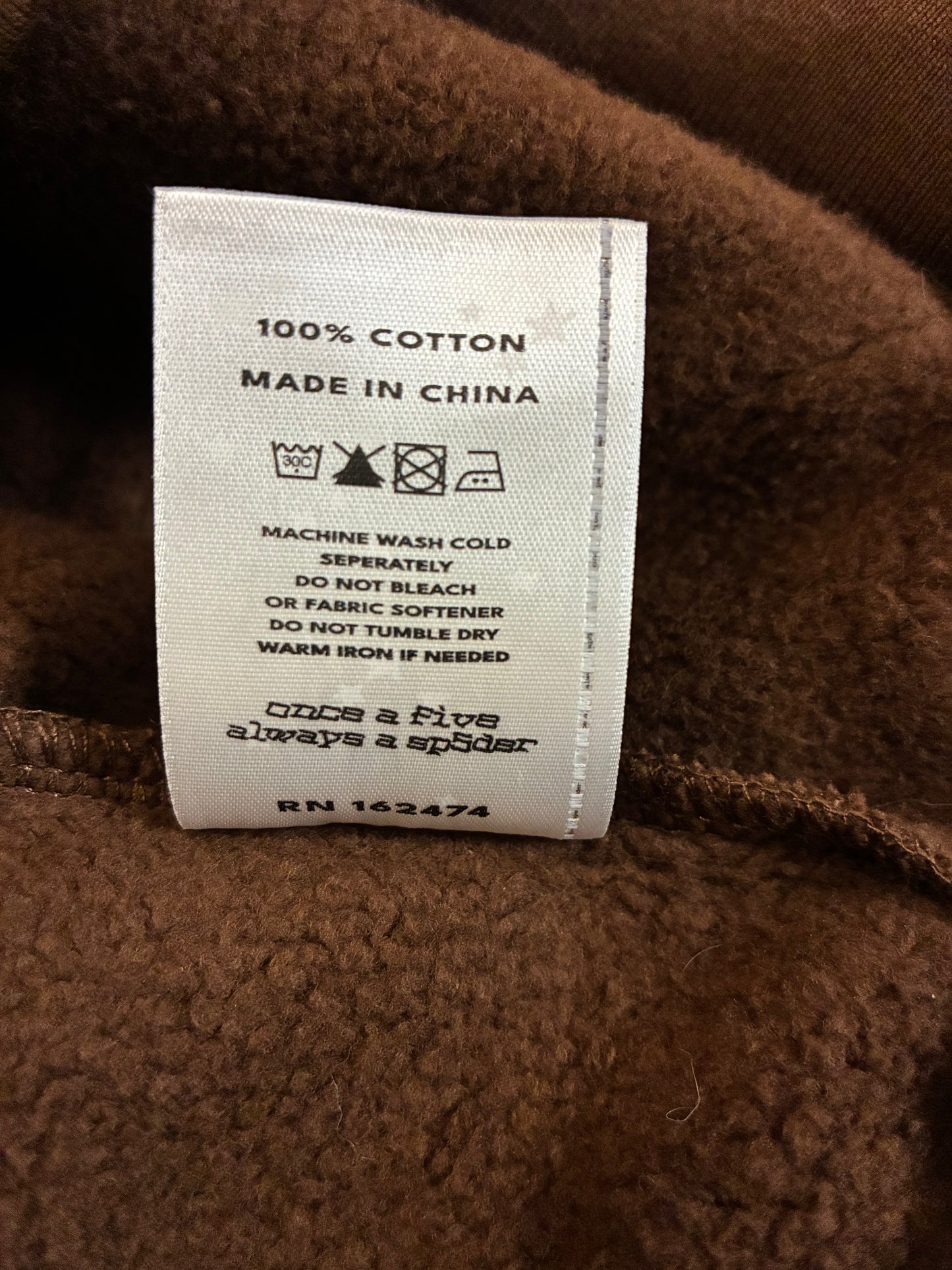Sp5der Beluga Hoodie ‘Brown’ (Pre-Owned)