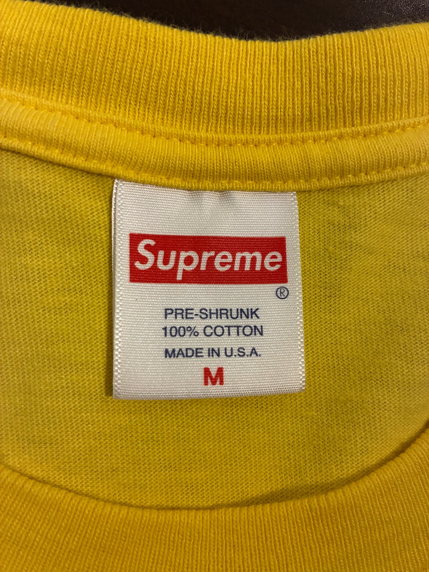 Supreme Eyewear Tee ‘Yellow’ (Pre-Owned)