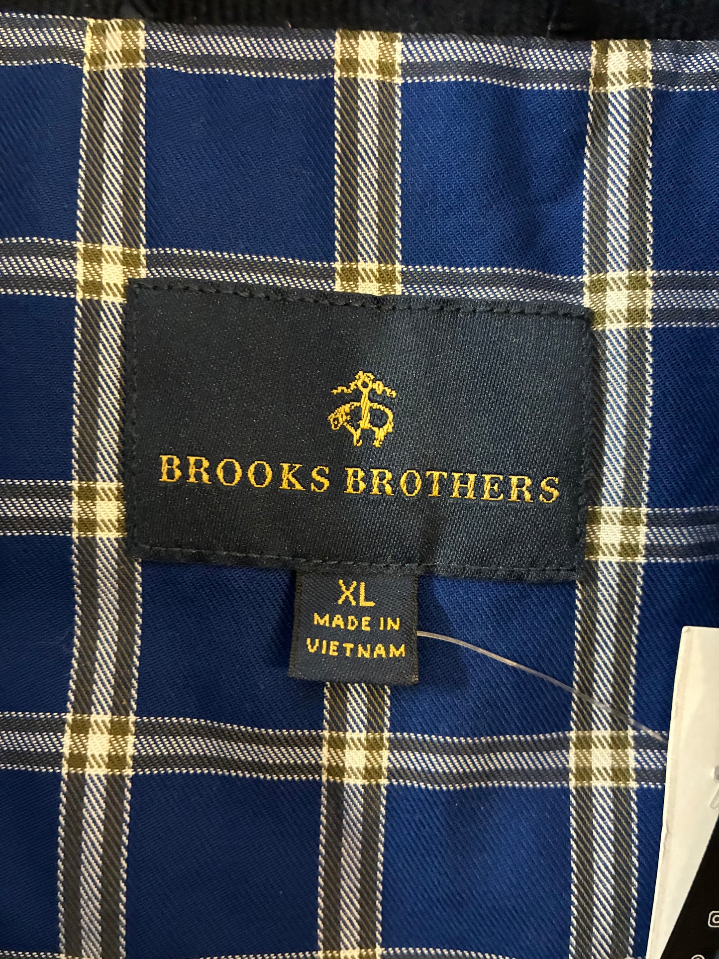 Brooks Brothers Diamond Quilted Vest ‘Navy’ (Pre-Owned)
