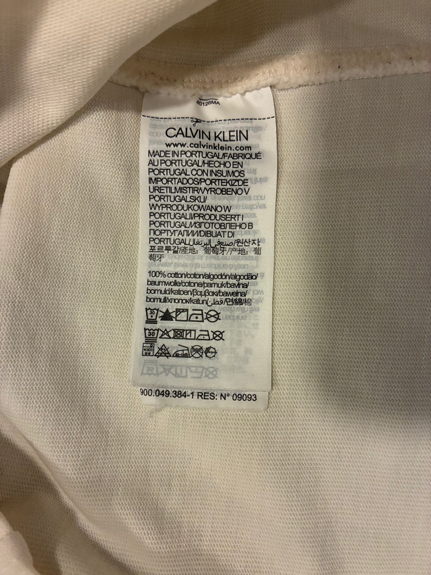 Heron Preston x Calvin Klein Short Sleeve Tee ‘White’ (Pre-Owned)