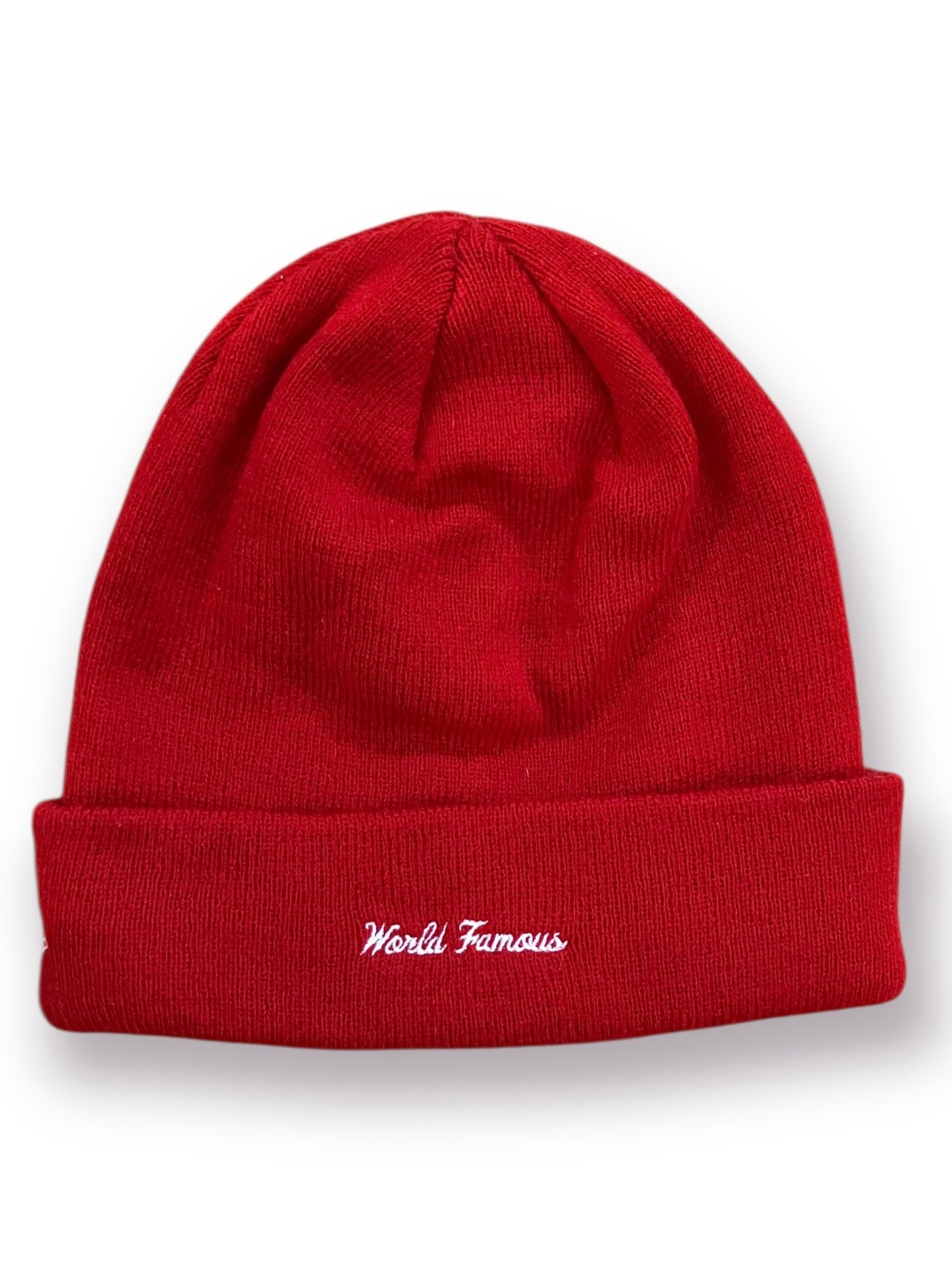 New Era x Supreme Box Logo Beanie 'Paisley Red' (Pre-Owned)