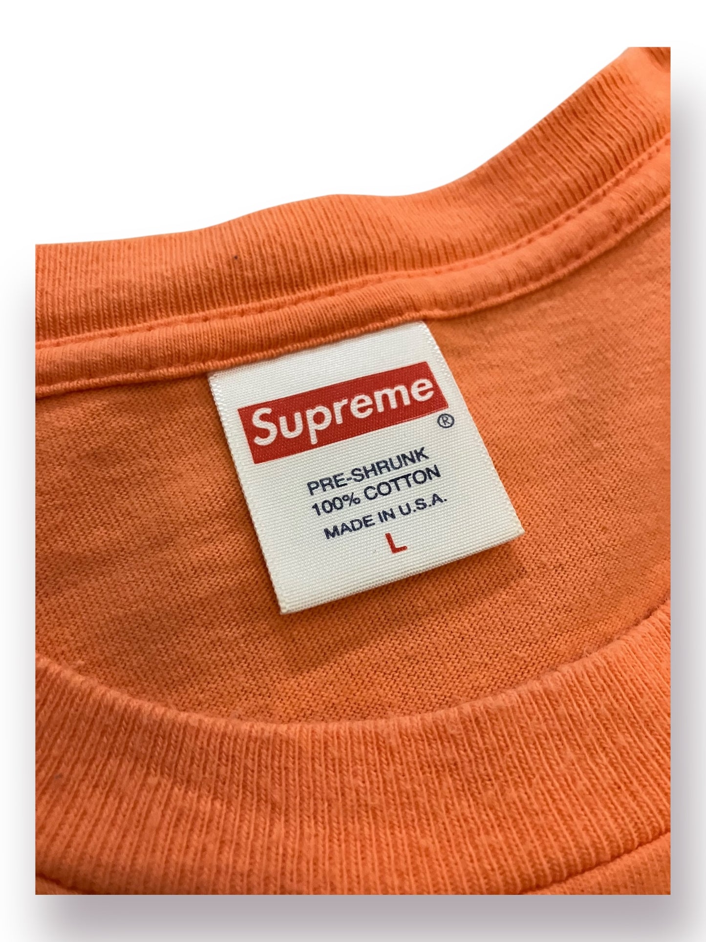 Supreme Kids Tee 'Neon Orange' (Pre-Owned)