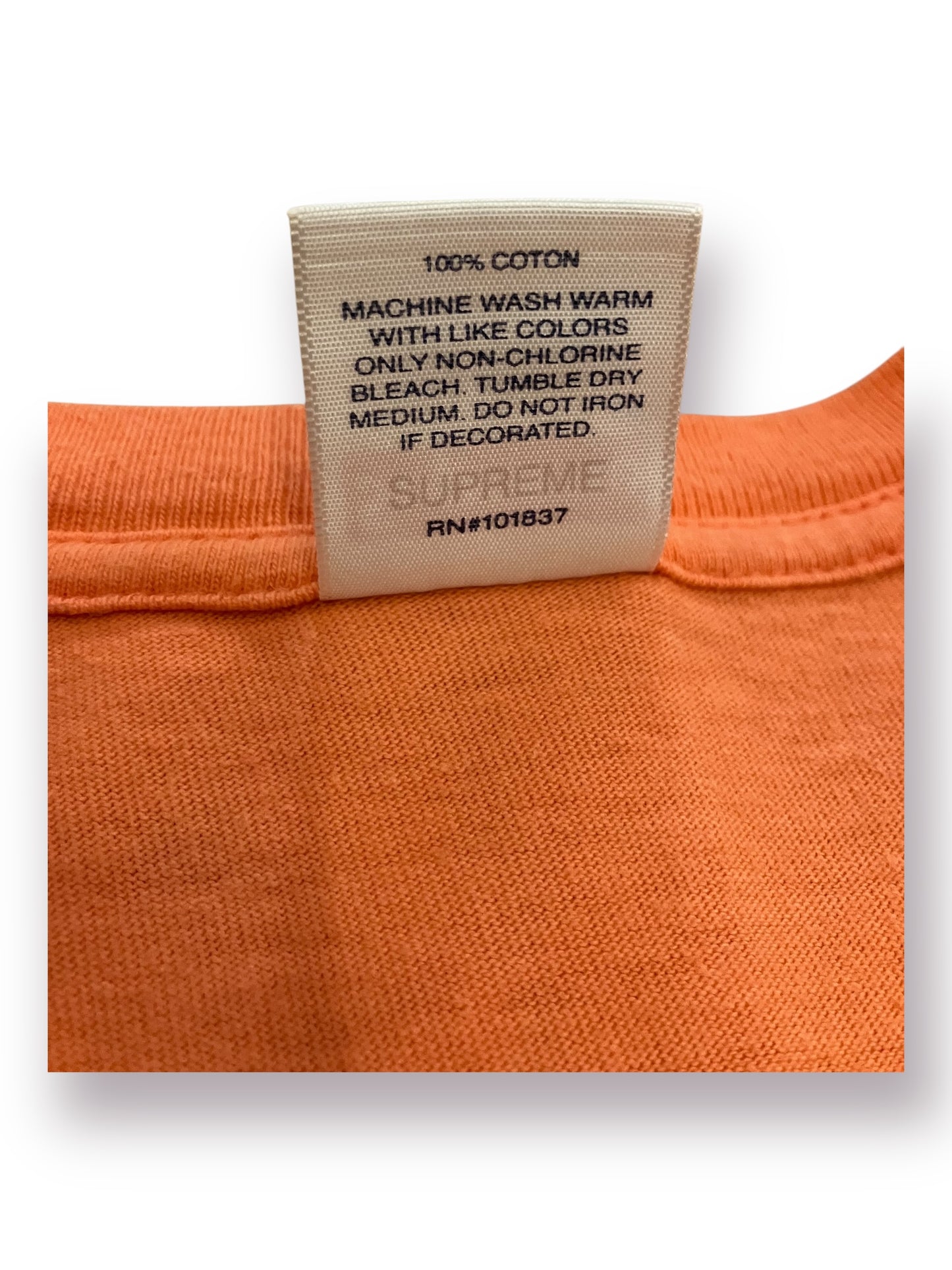 Supreme Kids Tee 'Neon Orange' (Pre-Owned)