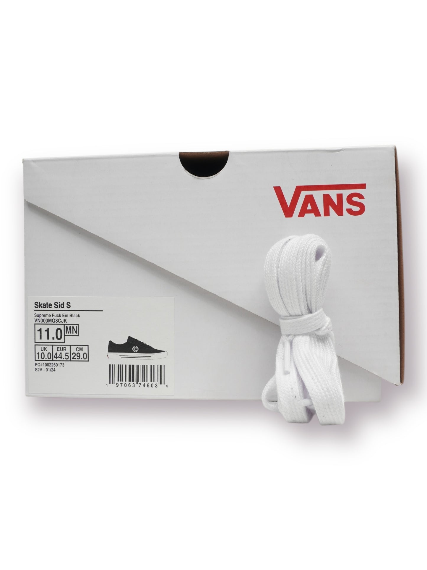 Supreme x Vans Sid 'Fuck Em Black'
