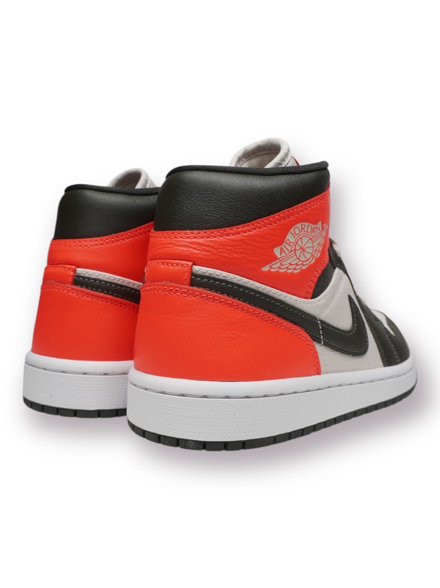 Jordan 1 Mid 'Newsprint Light Orewood Brown'