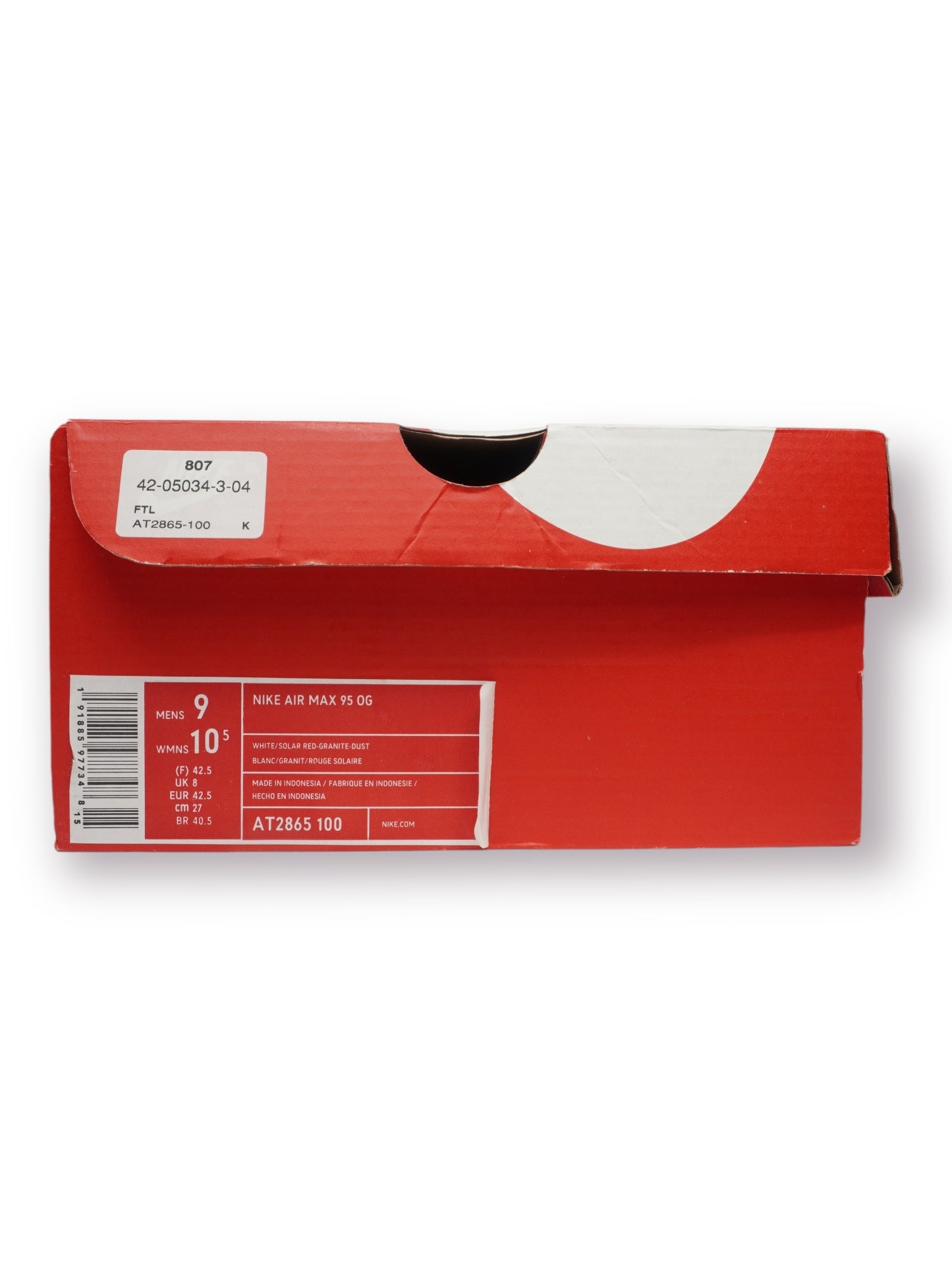 Nike Air Max 95 'Solar Red 2018' (Pre-Owned)