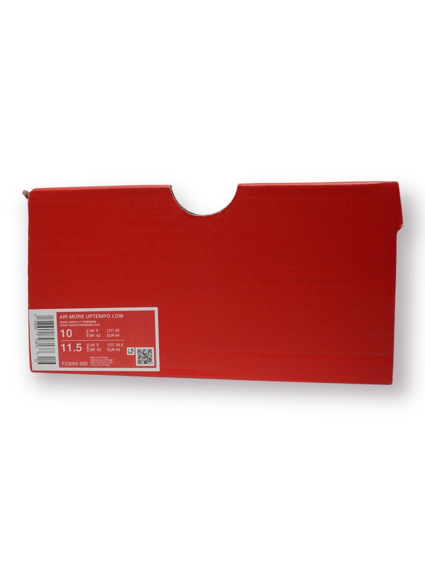 Nike Air More Uptempo Low 'Dark/Grey/Light Crimson' (Pre-Owned)