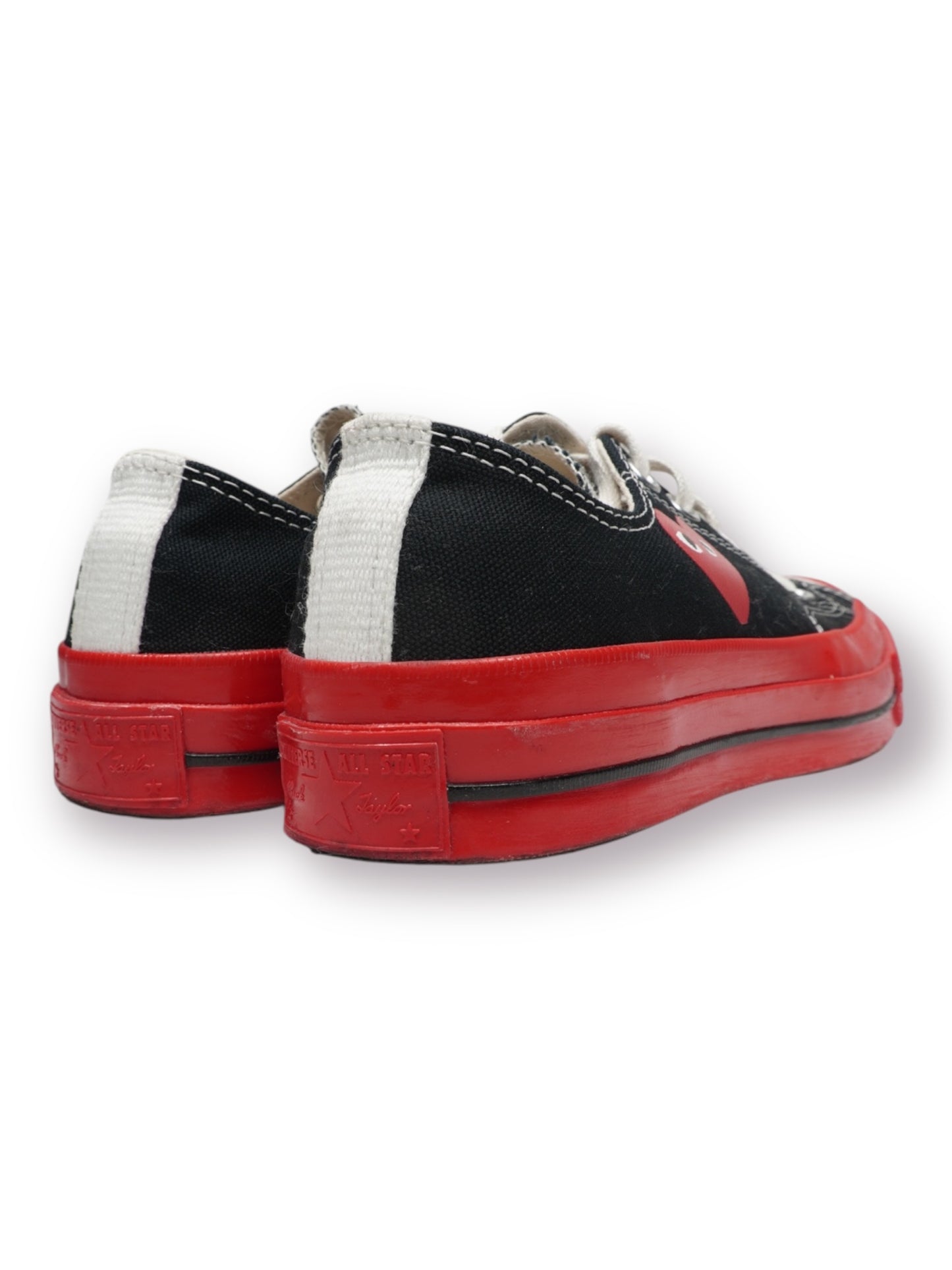 Comme des Garçons PLAY x Converse Chuck Taylor All Star Low 'Black/Red/Midsole' (Pre-Owned)