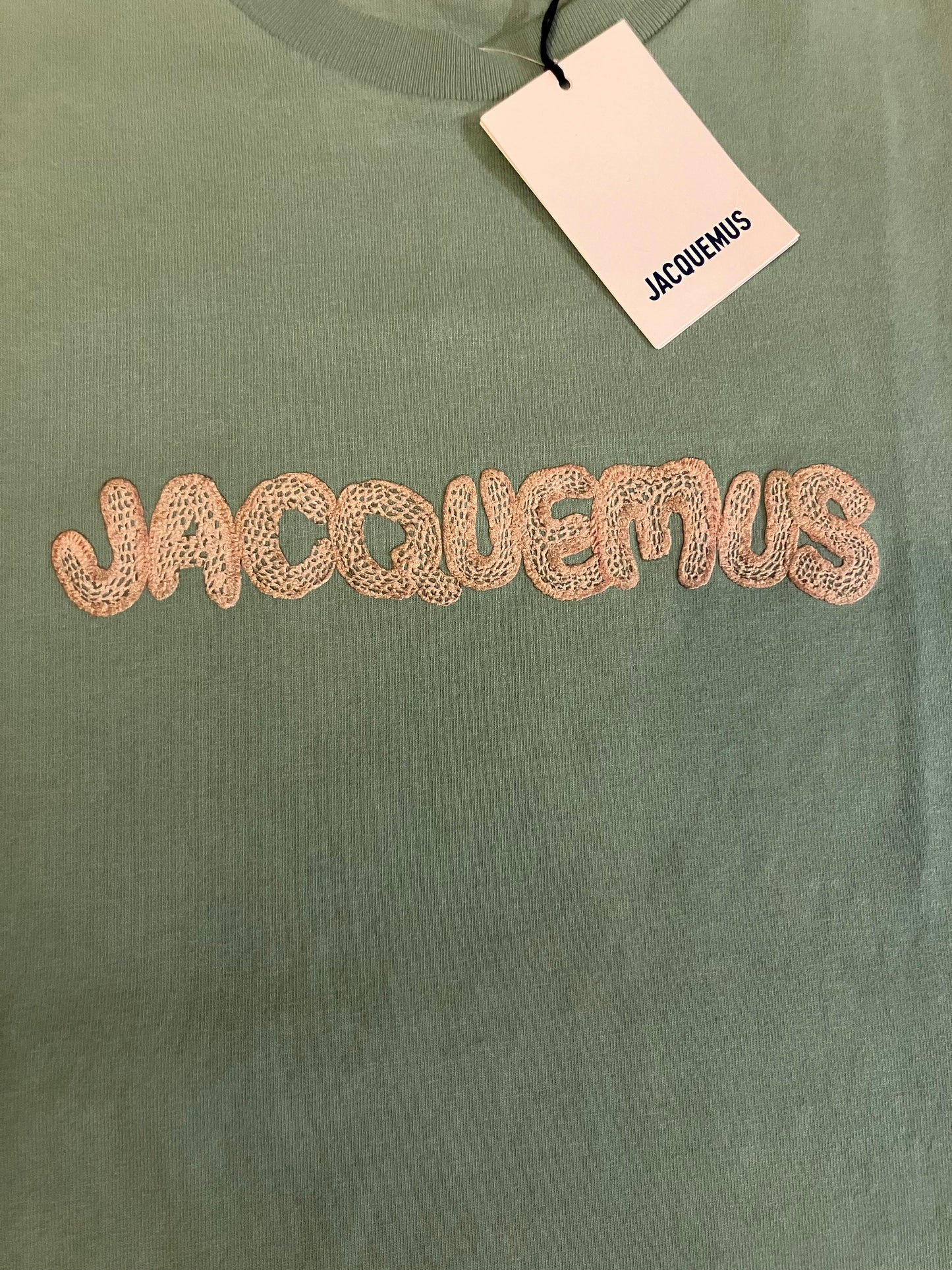 Jacquemus Le T-Shirt Raphia Logo