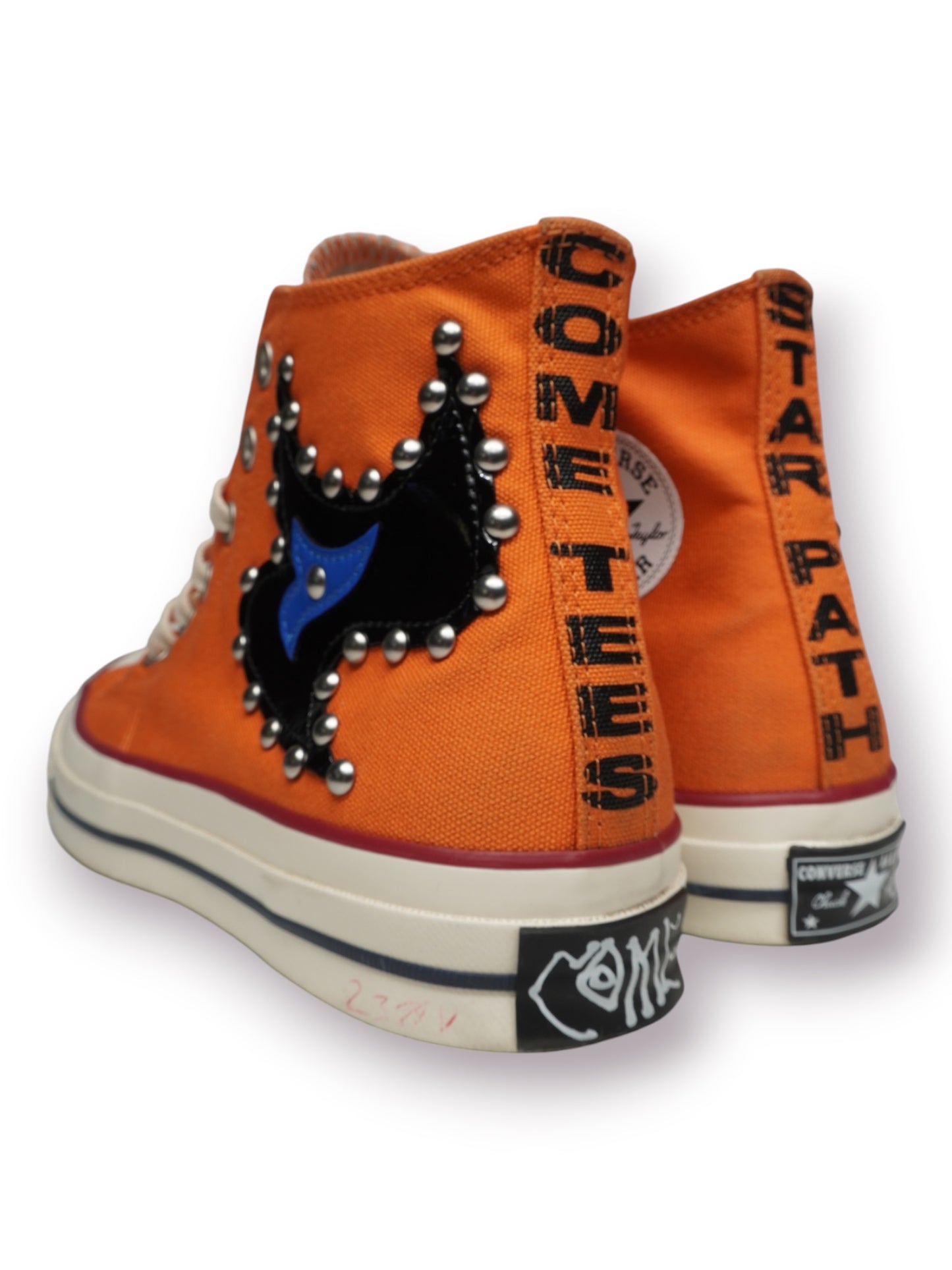 Come Tees x Converse Chuck Taylor All Star 70 Hi 'Orange' (Pre-Owned)