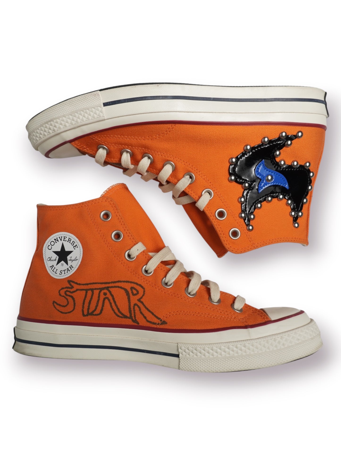 Come Tees x Converse Chuck Taylor All Star 70 Hi 'Orange' (Pre-Owned)