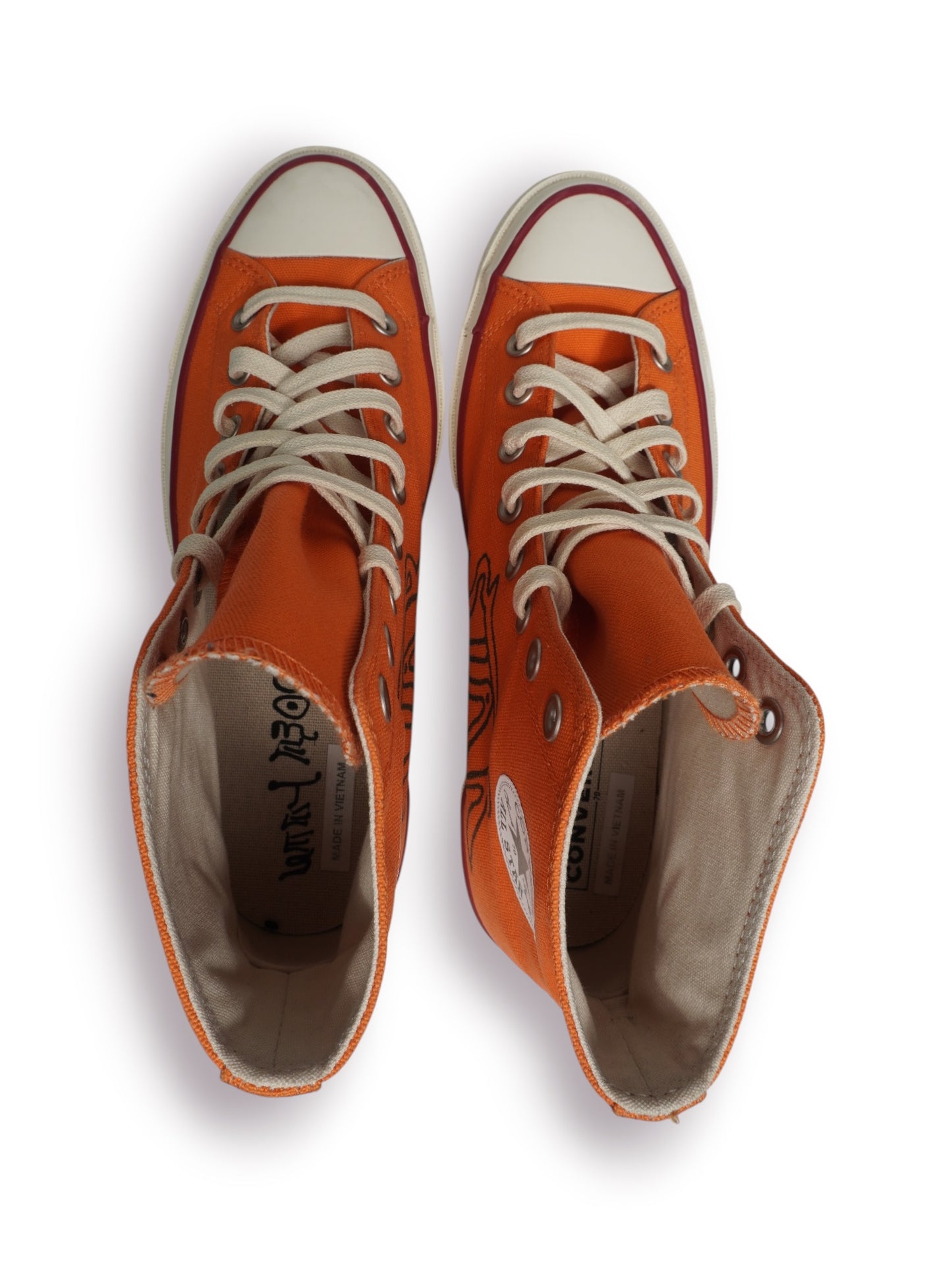 Come Tees x Converse Chuck Taylor All Star 70 Hi 'Orange' (Pre-Owned)