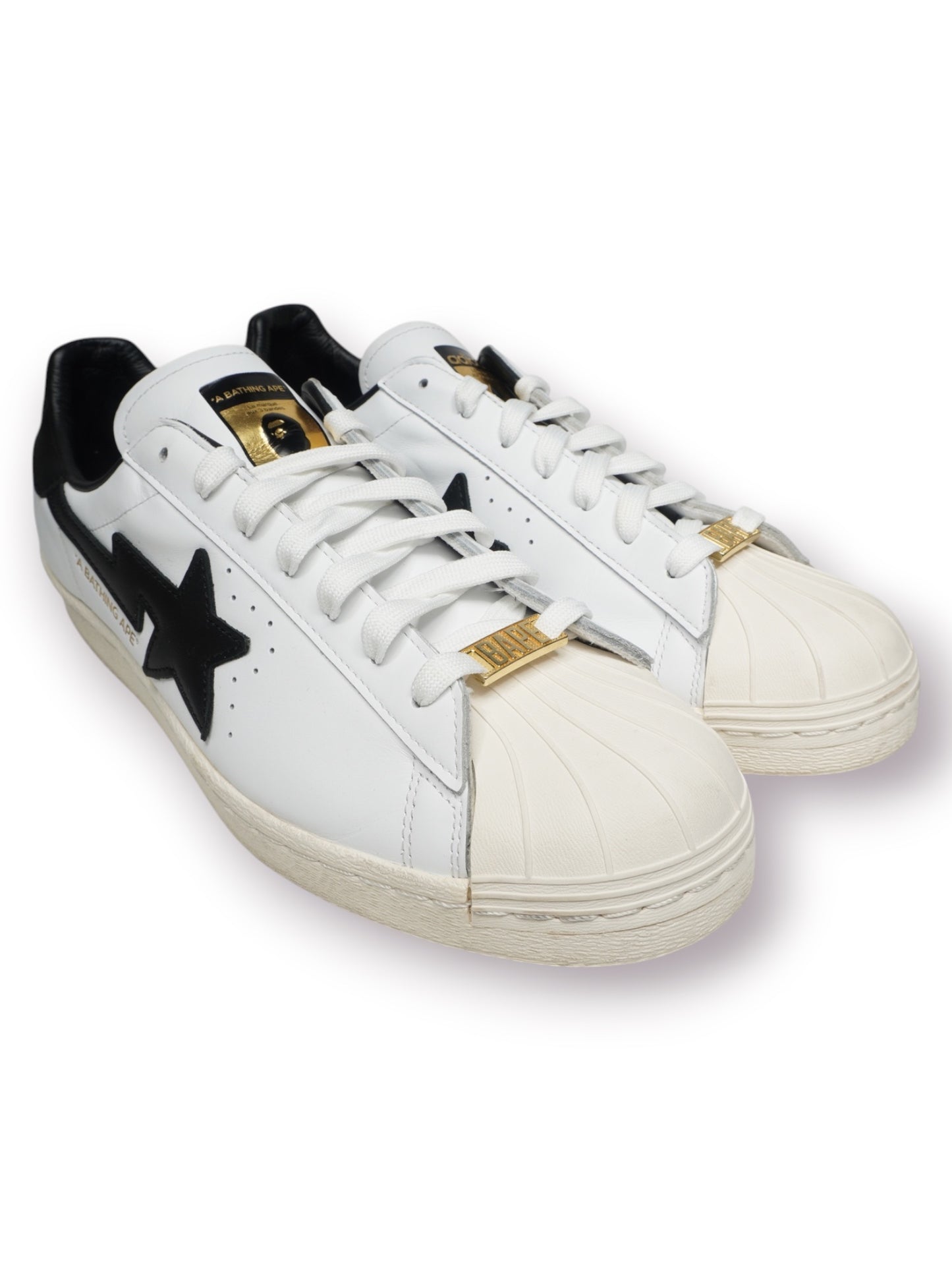 adidas x Bape Superstar 80s 'White/Black' (Pre-Owned)