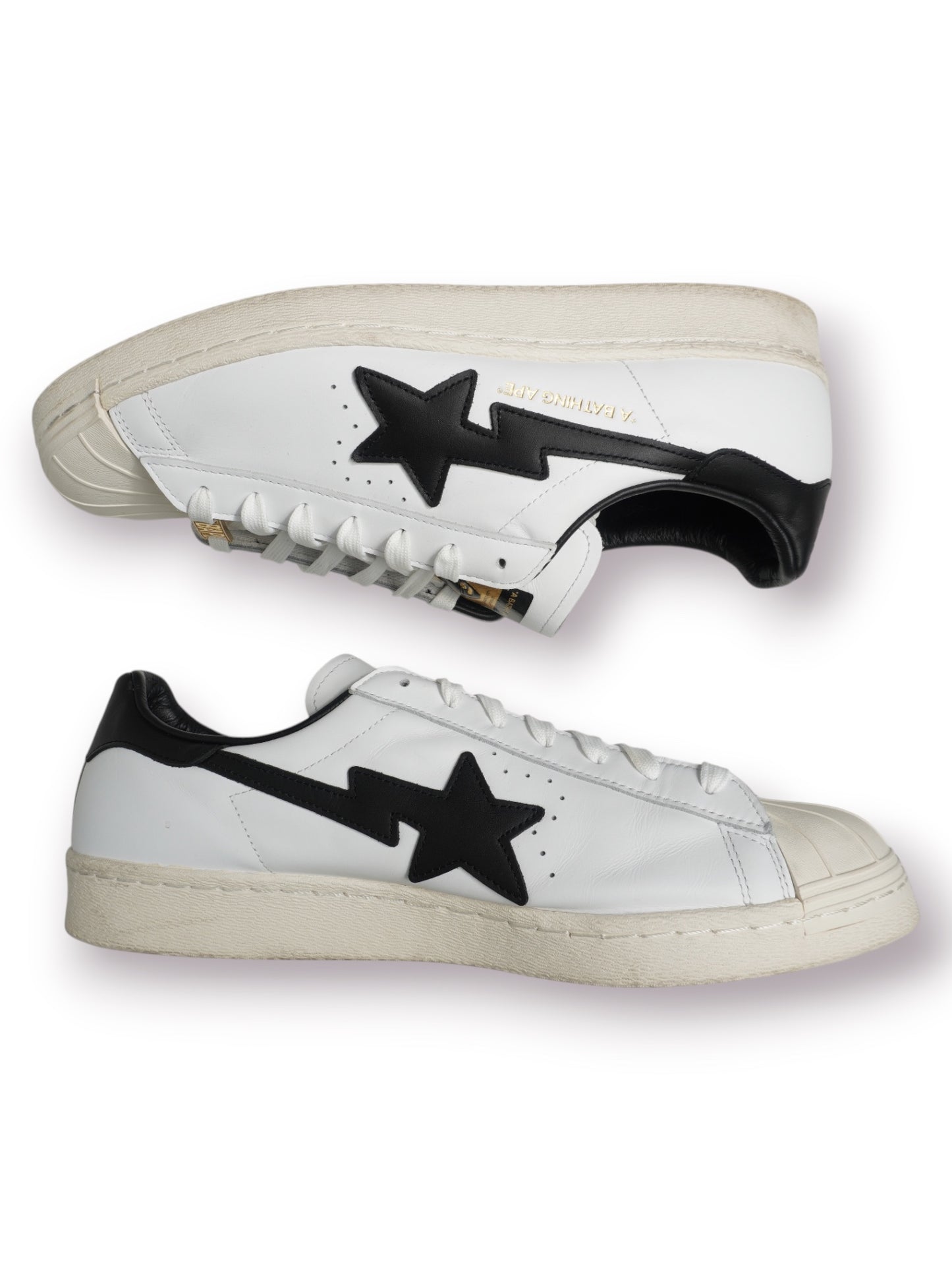 adidas x Bape Superstar 80s 'White/Black' (Pre-Owned)