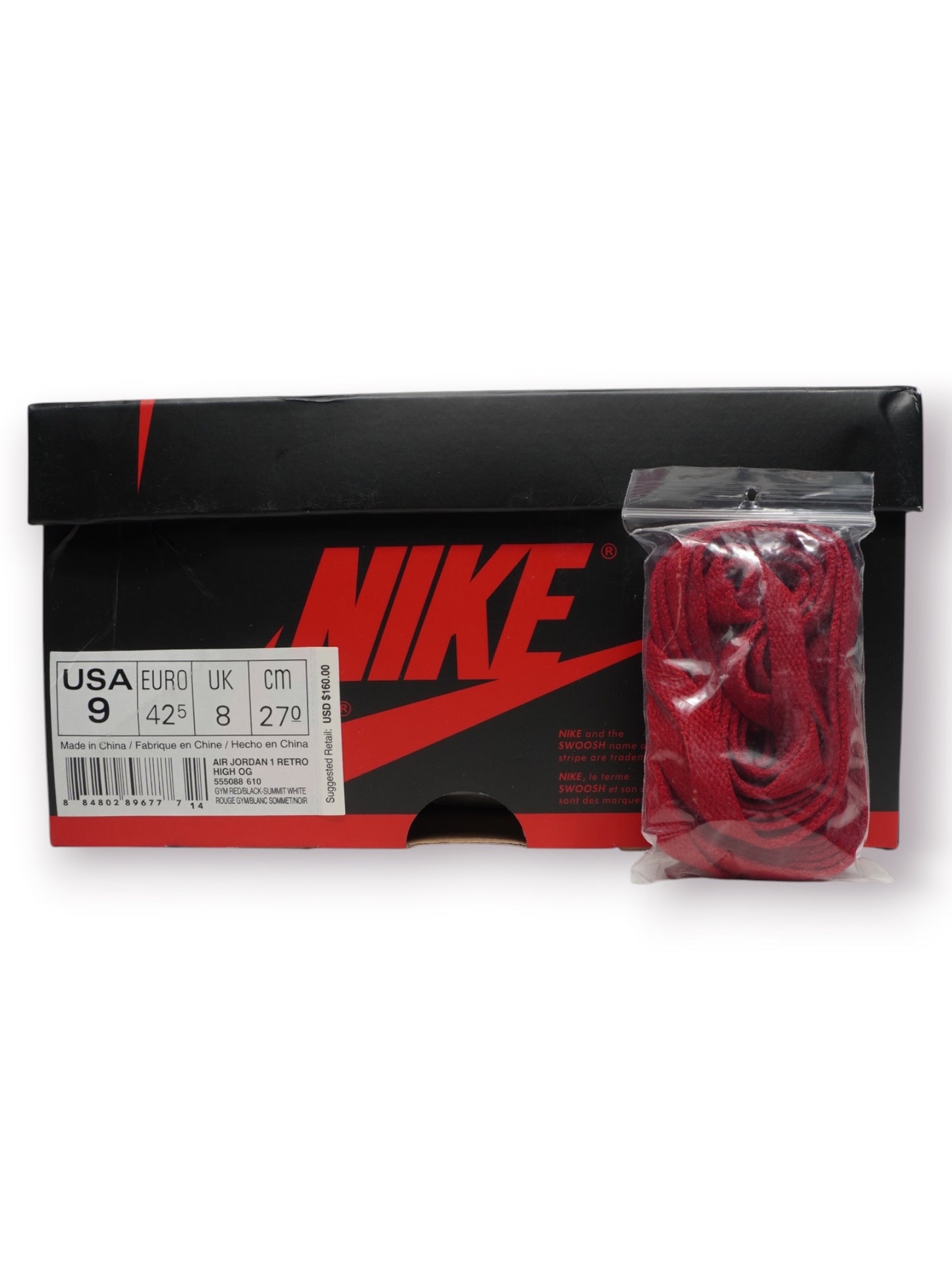 Jordan 1 Retro High 'Bred Toe' (Pre-Owned)