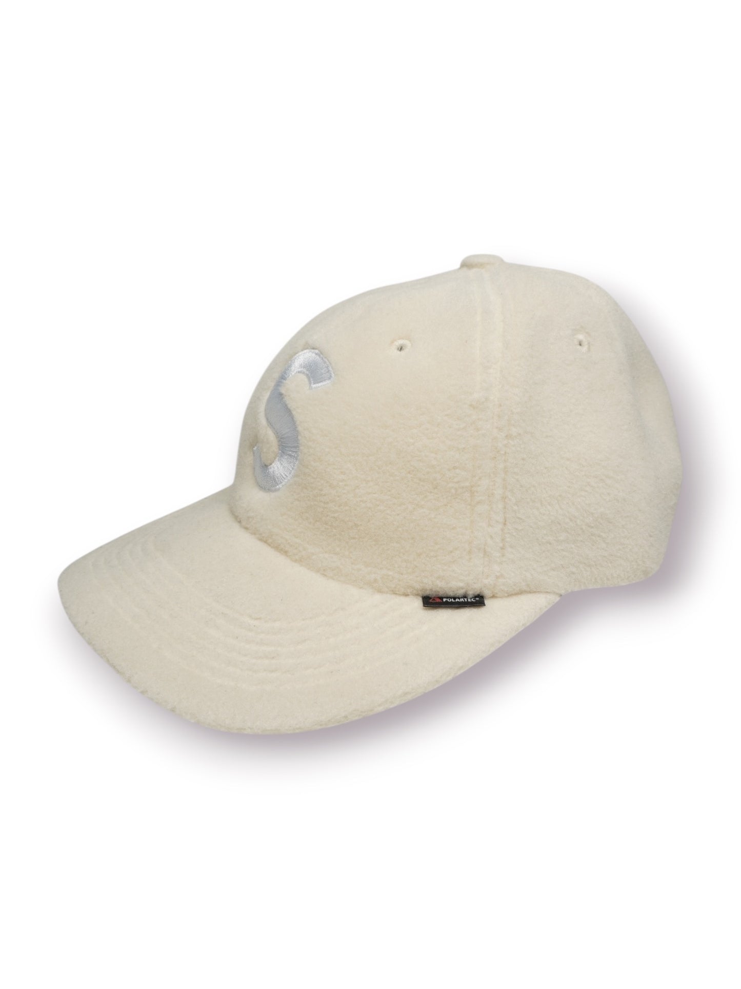 Supreme Polartec S Logo 6-Panel Cap 'White' (Pre-Owned)