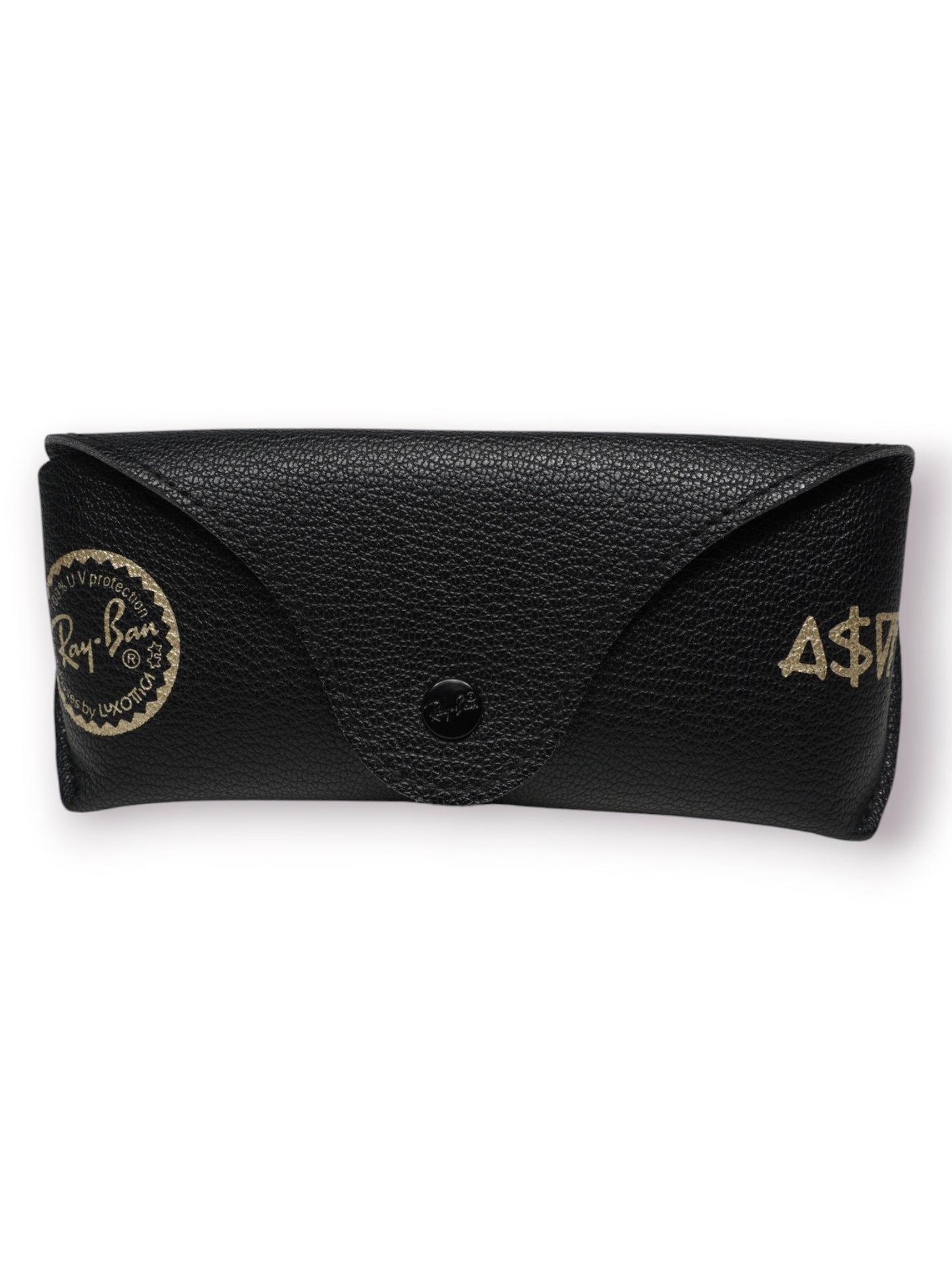 Ray-Ban x A$AP Rocky Mega Wayfarer Blacked Out Collection Sunglasses 'Black/Dark Grey' (Pre-Owned)