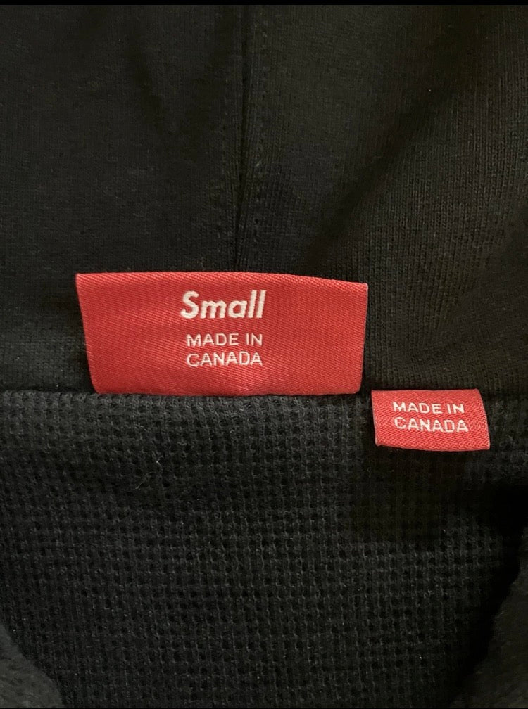 Supreme Arc Thermal Lined Zip Up Hooded Sweatshirt ‘Black’