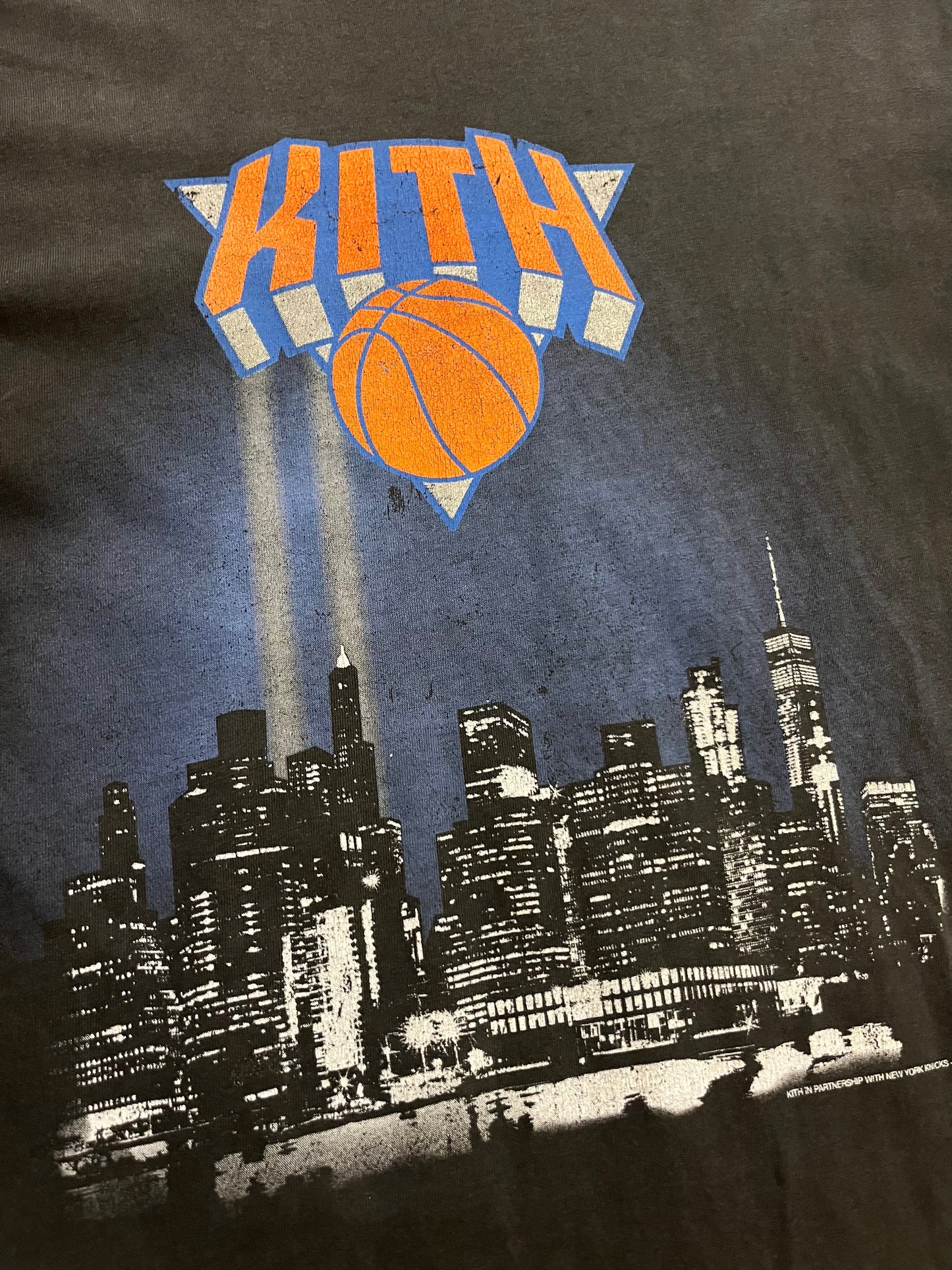 Kith New York Knicks Vintage Tee ‘Black’ (Pre-Owned)