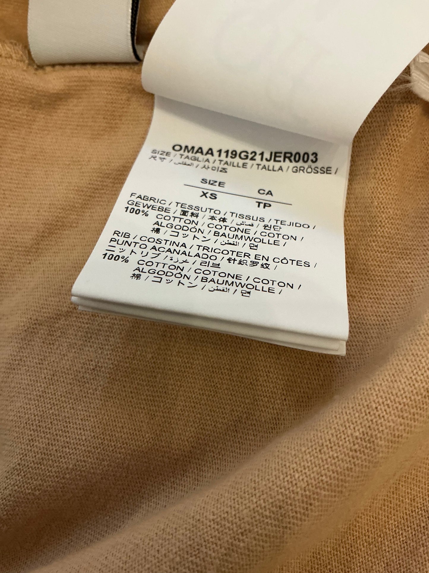 OFF-WHITE C/O Project Maybach Tee ‘Beige’