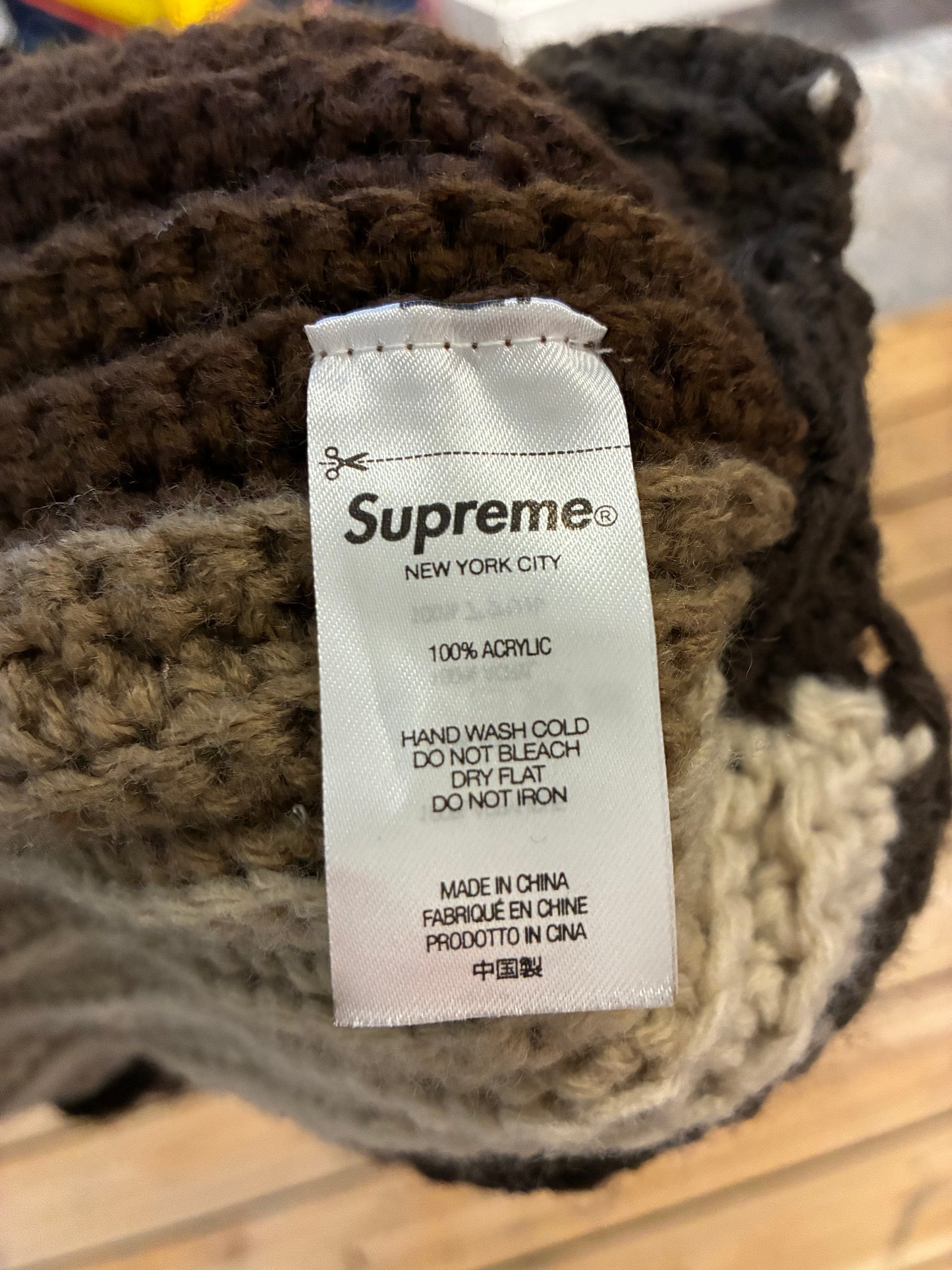 Supreme Gradient Crochet Beanie ‘Brown’ (Pre-Owned)