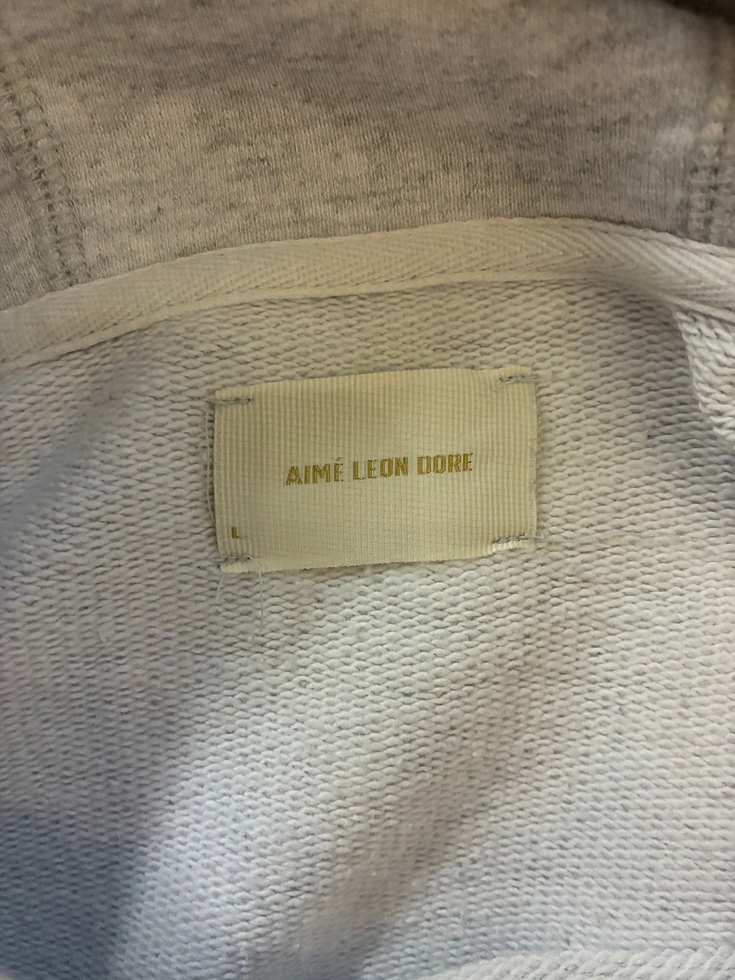 Aime Leon Dore Tonal Logo Hoodie ‘Grey’ (Pre-Owned)