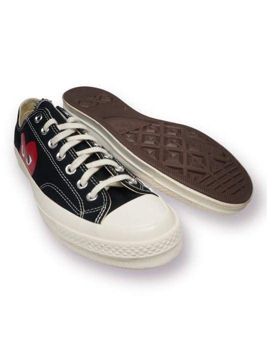 Comme Des Garçons PLAY x Converse Chuck Taylor All Star 70 Ox ‘Black’ (Pre-Owned)