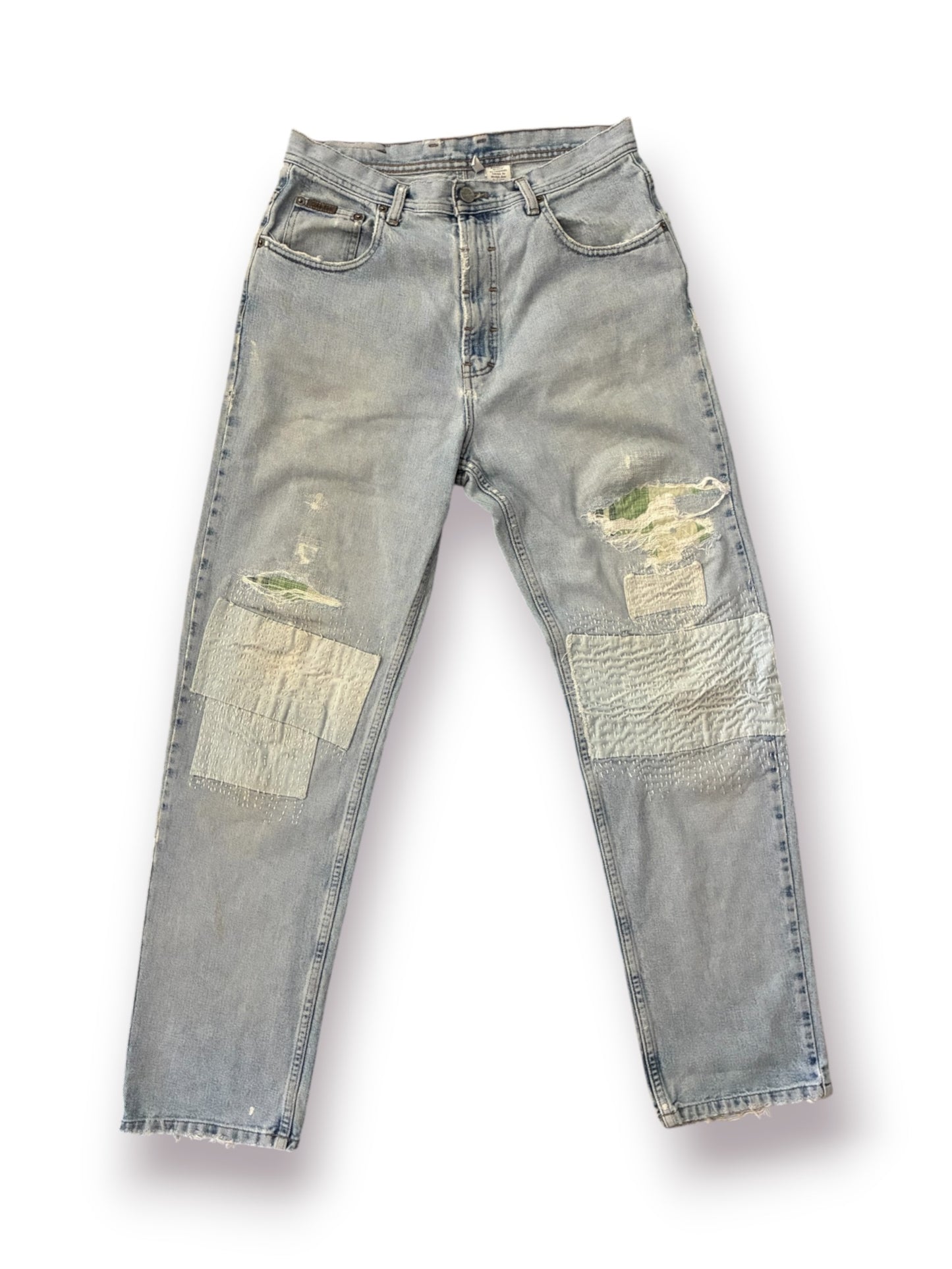 Custom Vintage Calvin Klein Light Wash Denim Jeans (Pre-Owned)