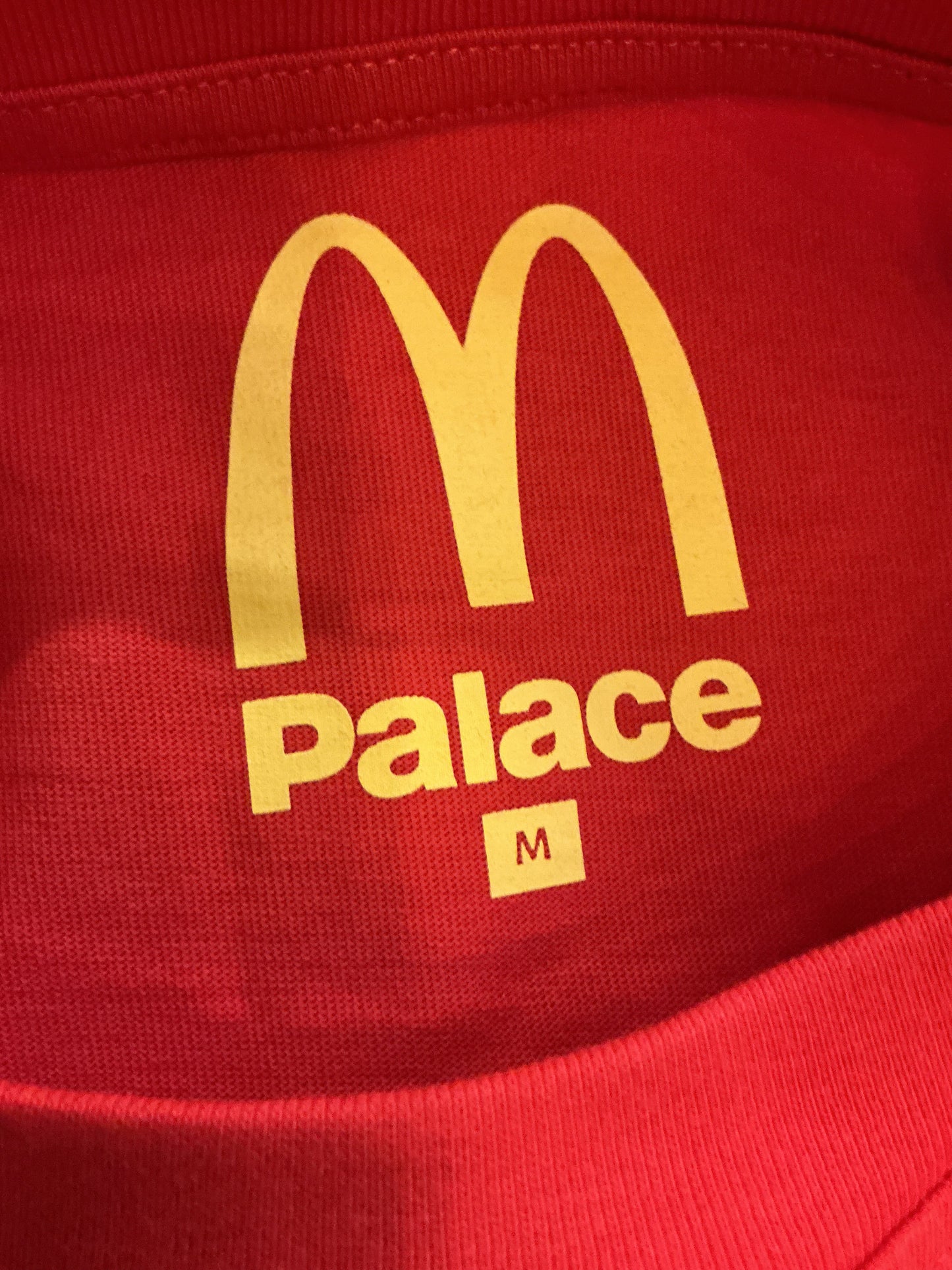 Palace x McDonalds Logo T-Shirt ‘Red’
