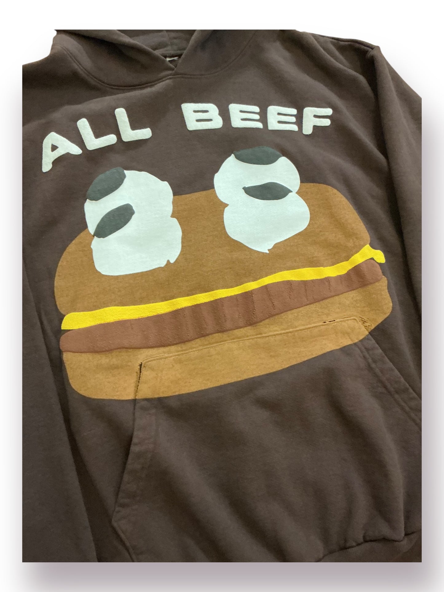 Cactus Plant Flea Market x McDonald’s All Beef Hoodie ‘Chocolate’ (Pre-Owned)