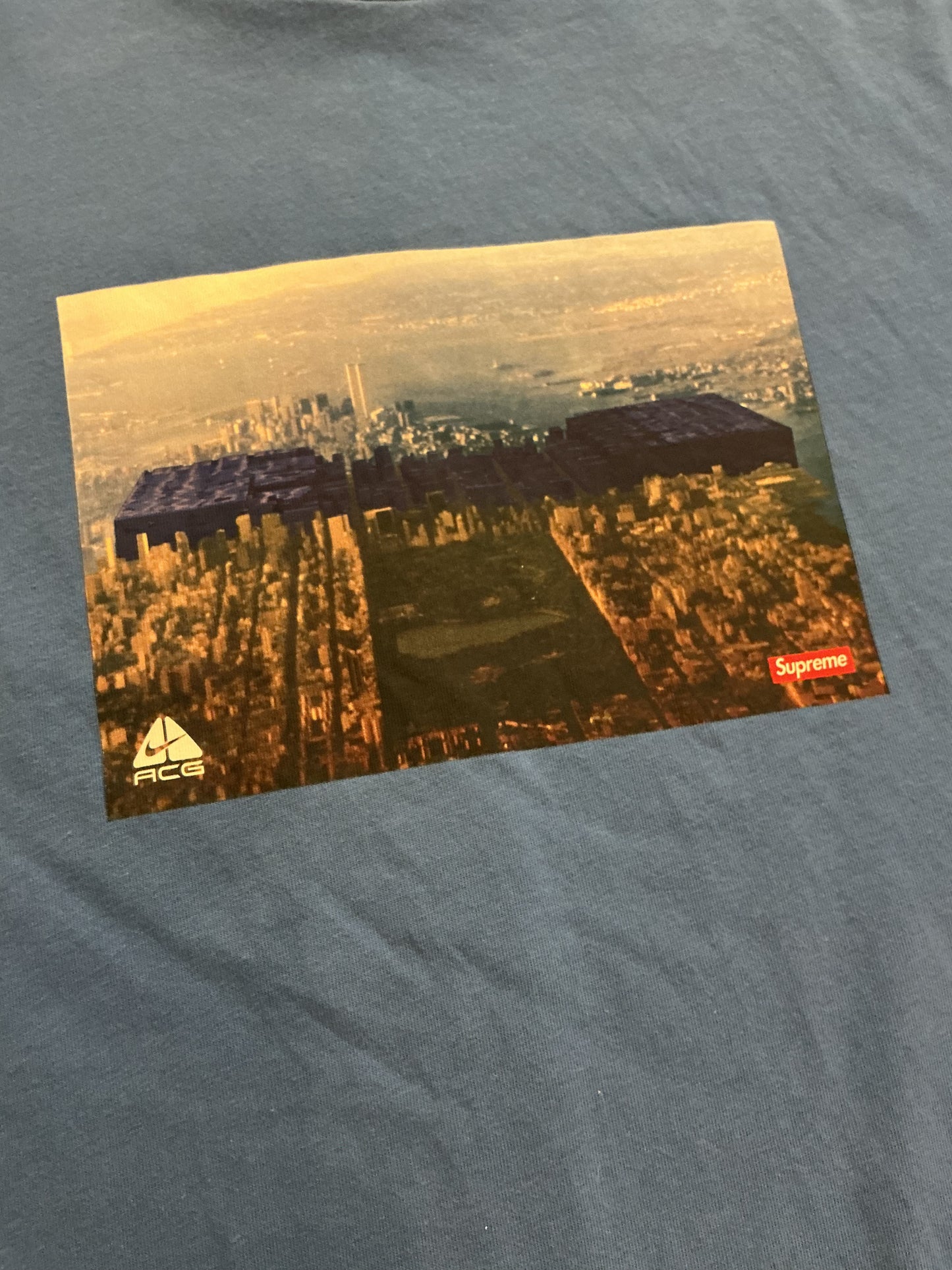 Supreme x Nike ACG Grid Tee 'Blue' (Pre-Owned)