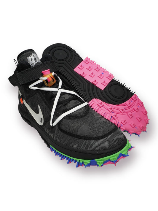 Off-White x Nike Air Force 1 Mid 'Black'