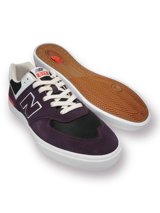 New Balance 574 Vulc 'Plum/Brown/White'