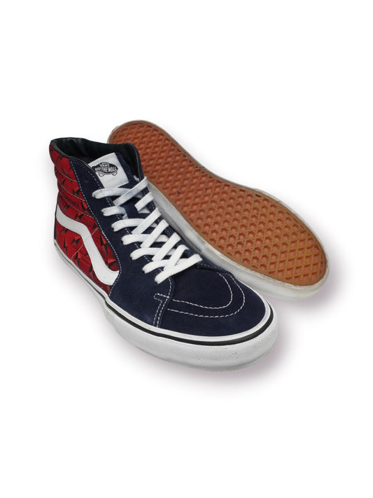 Supreme x Vans Sk8-Hi ‘Diamond Plate/Navy’ (Pre-Owned)