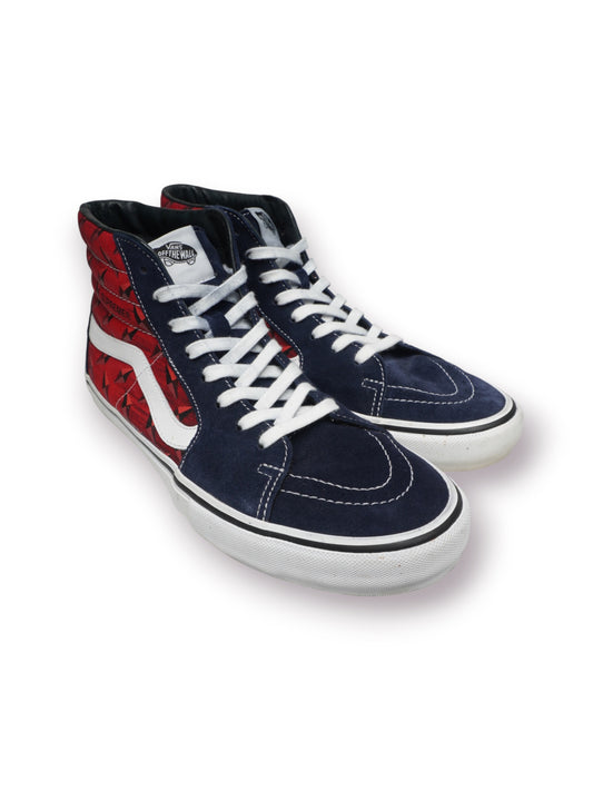 Supreme x Vans Sk8-Hi ‘Diamond Plate/Navy’ (Pre-Owned)