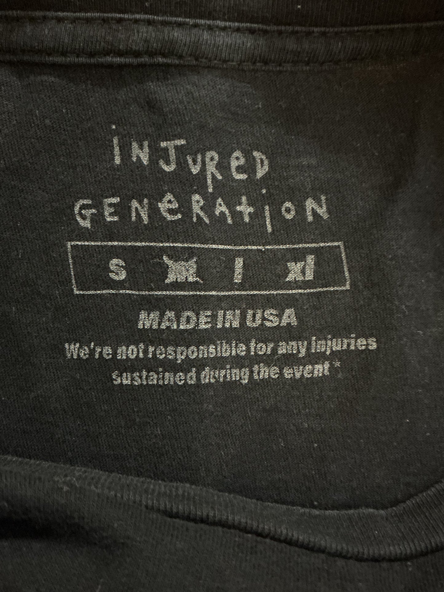 A$AP Rocky Injured Generation Tour Long Sleeve Tee (Pre-Owned)