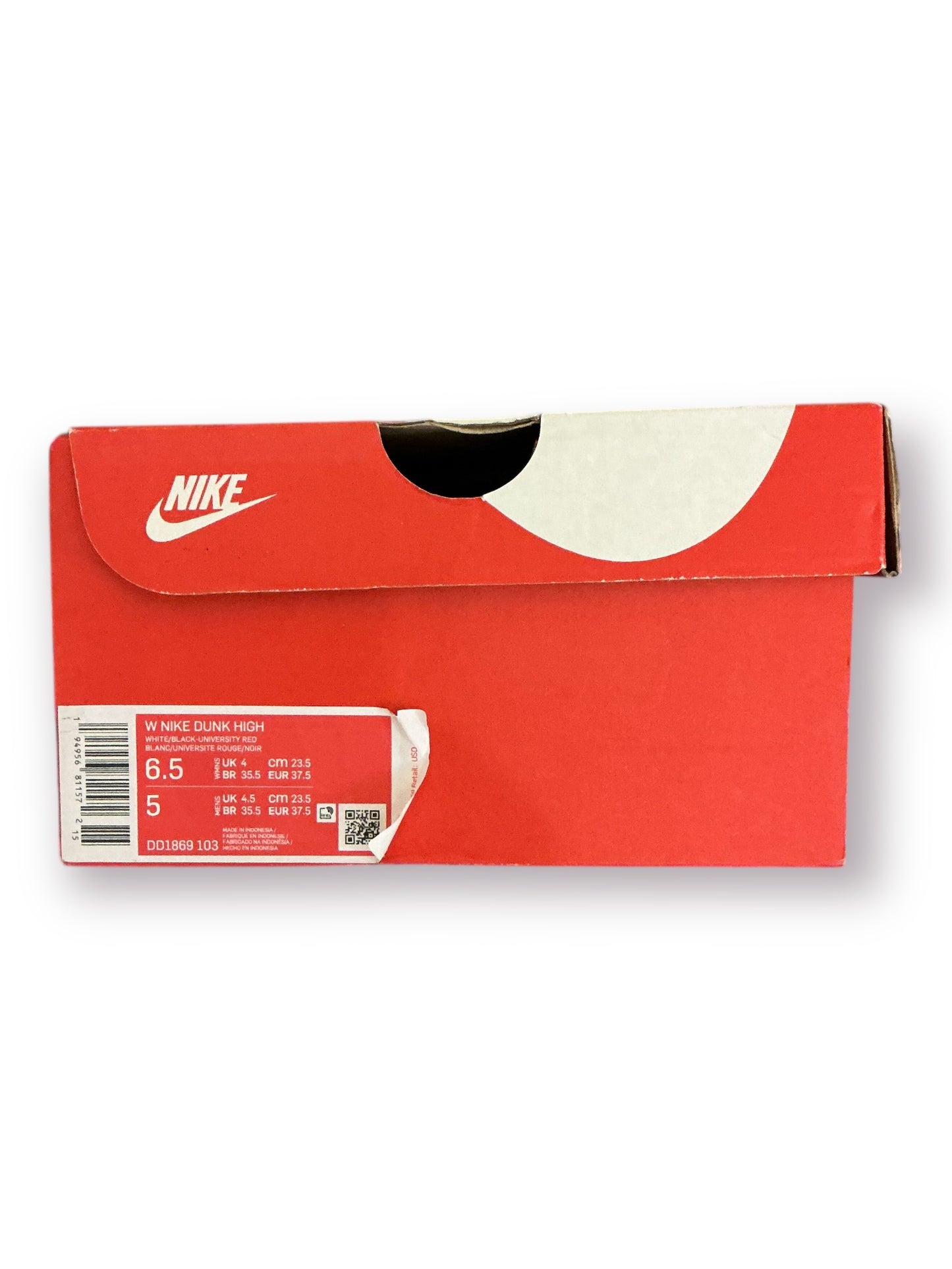 Nike Dunk High 'Black/White'