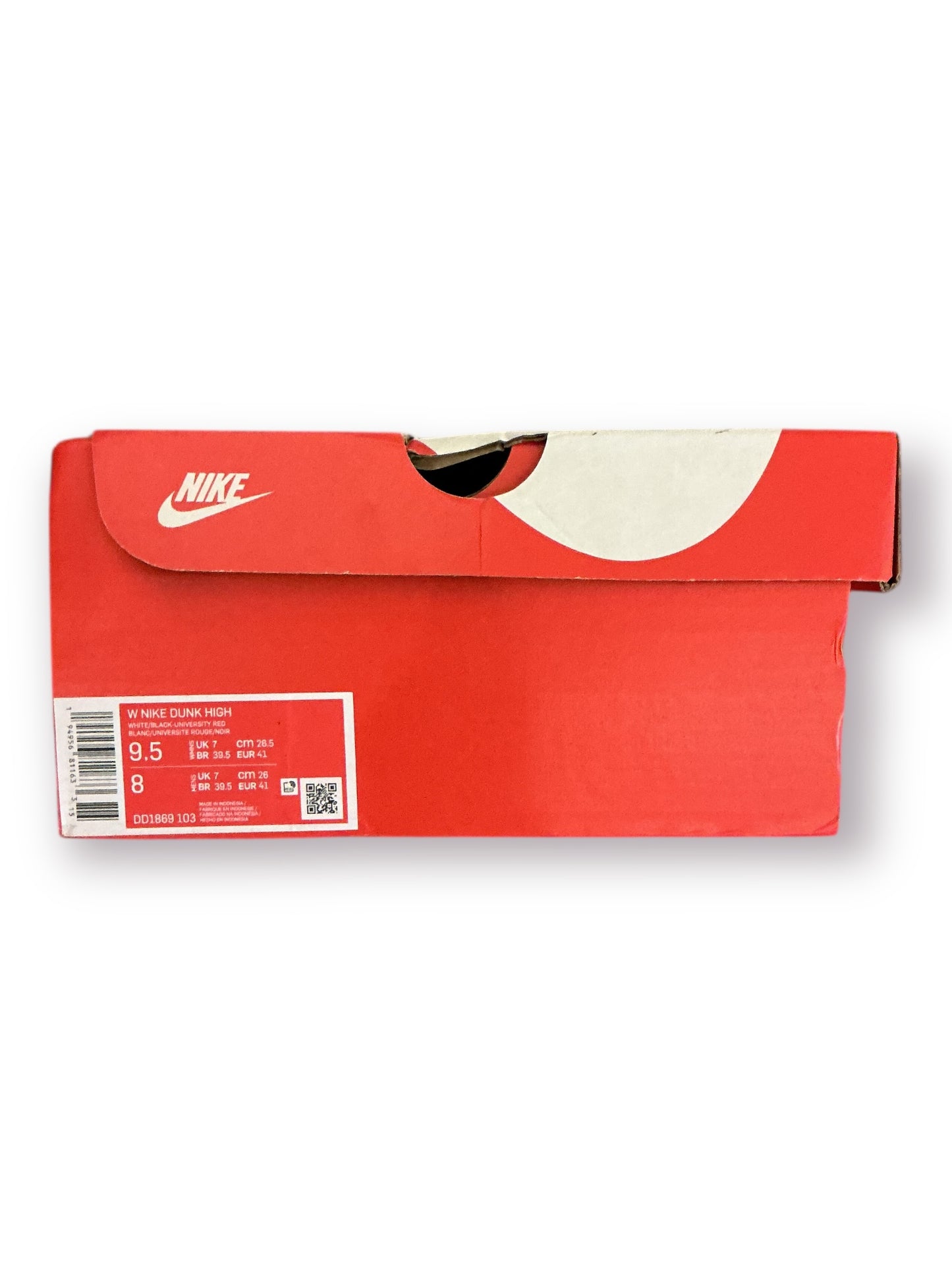 Nike Dunk High 'Black/White'